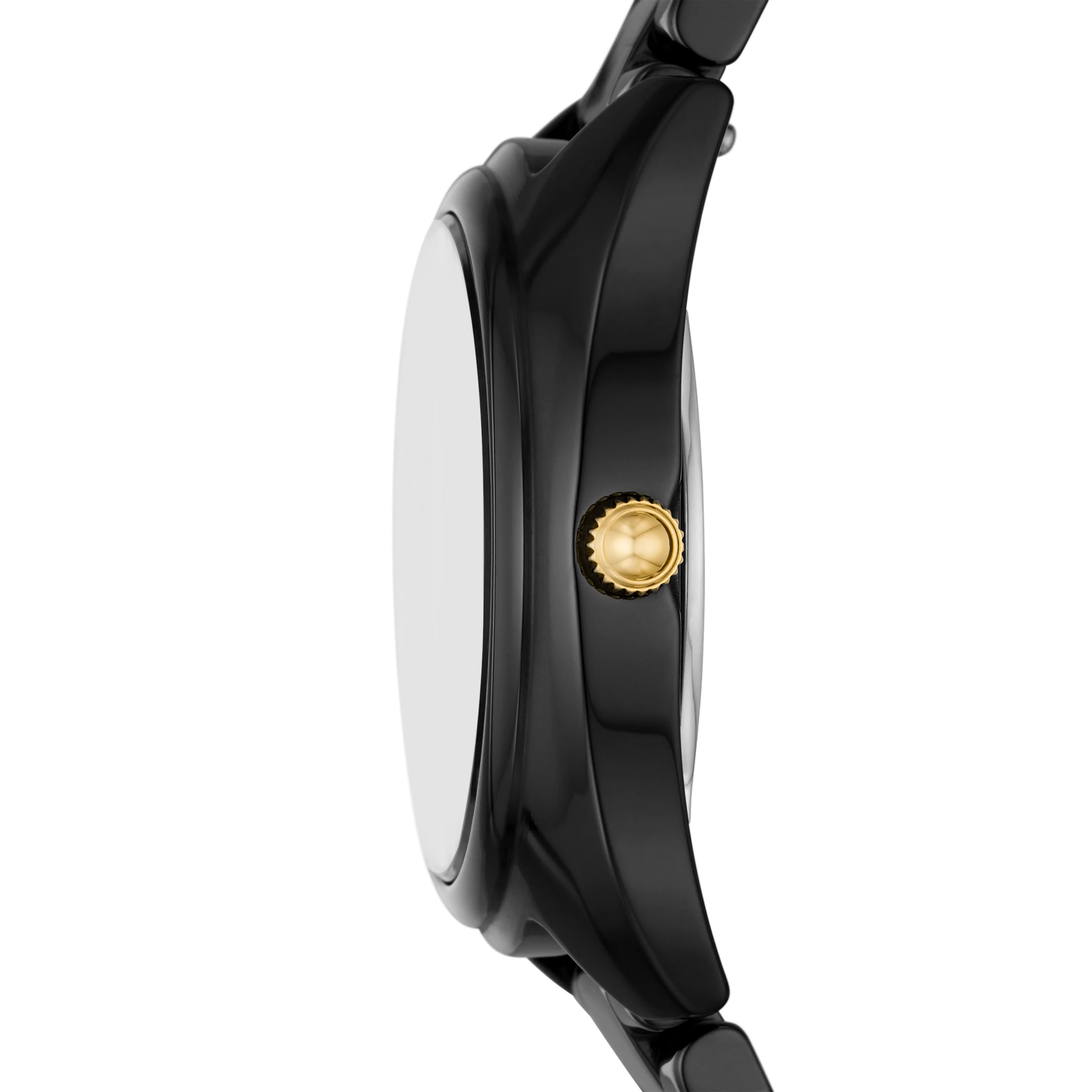 Gabby Three-Hand Date Black Stainless Steel and Ceramic Watch - Image 2