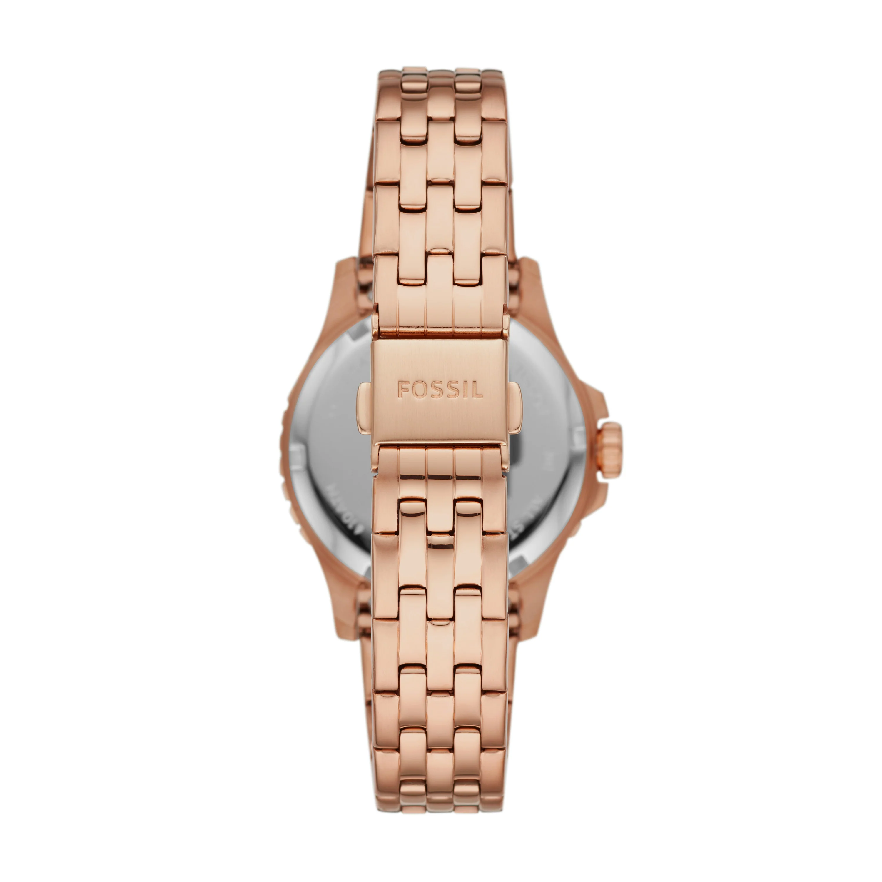 FB-01 Three-Hand Date Rose Gold-Tone Stainless Steel Watch - Image 3