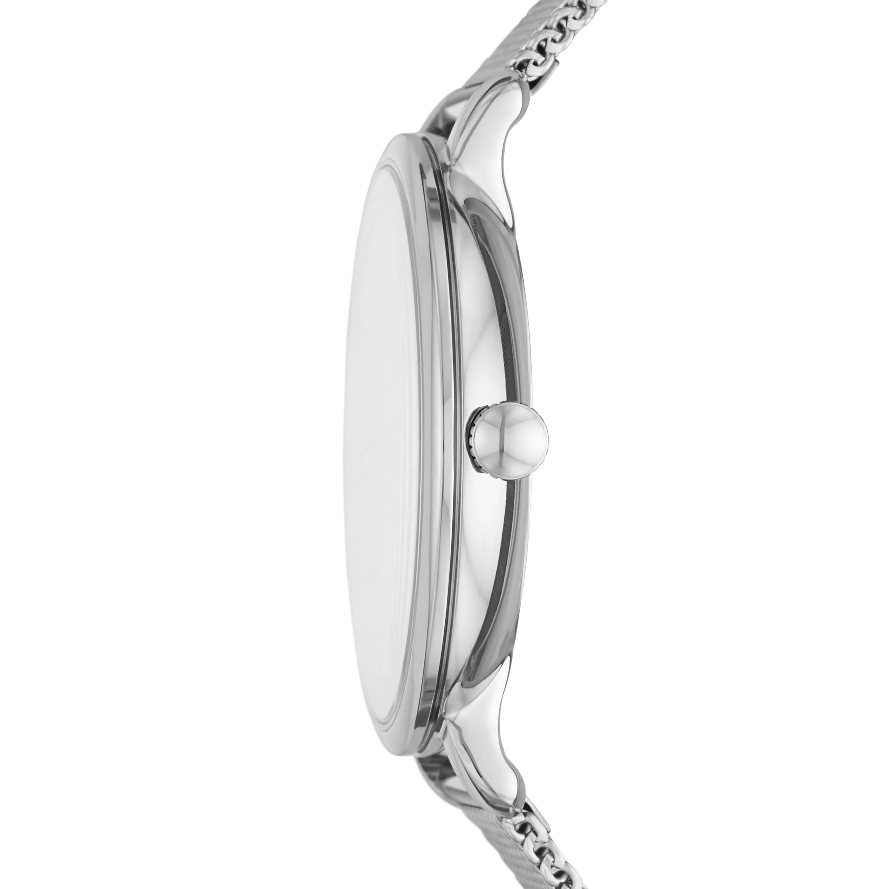 Jacqueline Three-Hand Date Stainless Steel Mesh Watch - Image 2