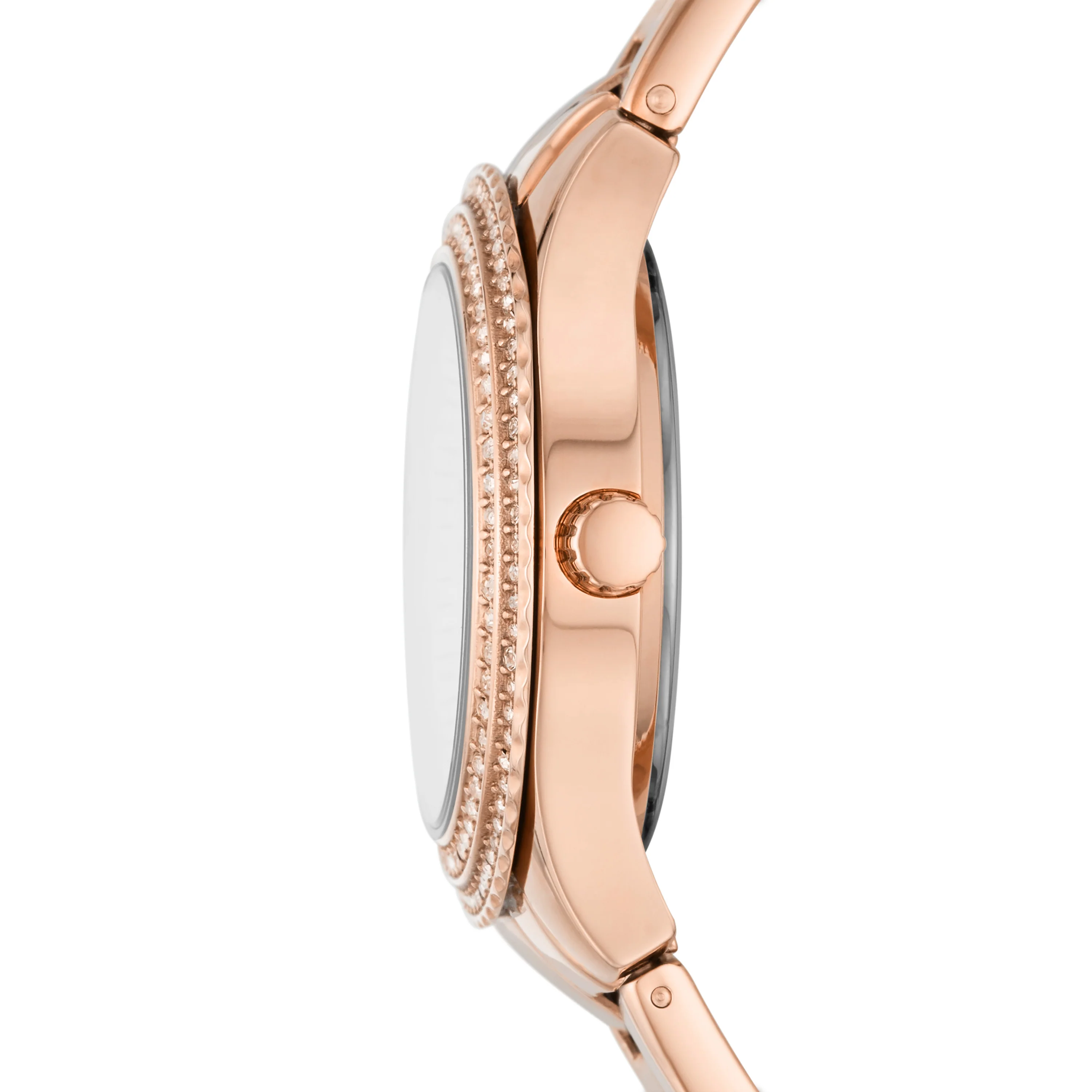 Stella Three-Hand Date Rose Gold-Tone Stainless Steel Watch - Image 2