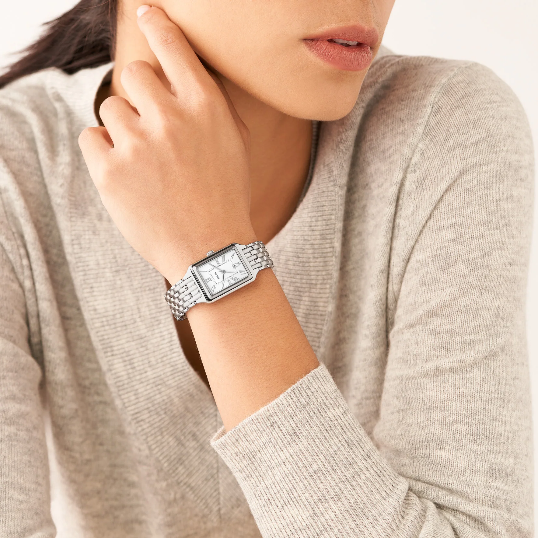 Raquel Three-Hand Date Stainless Steel Watch - Image 4