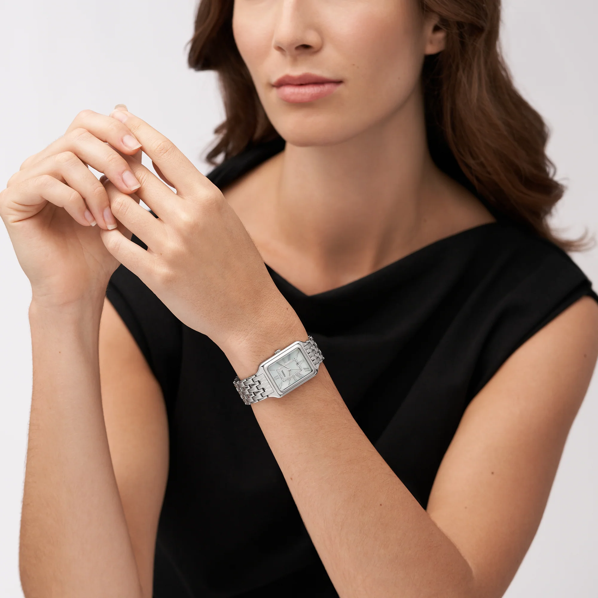 Raquel Three-Hand Date Stainless Steel Watch - Image 4