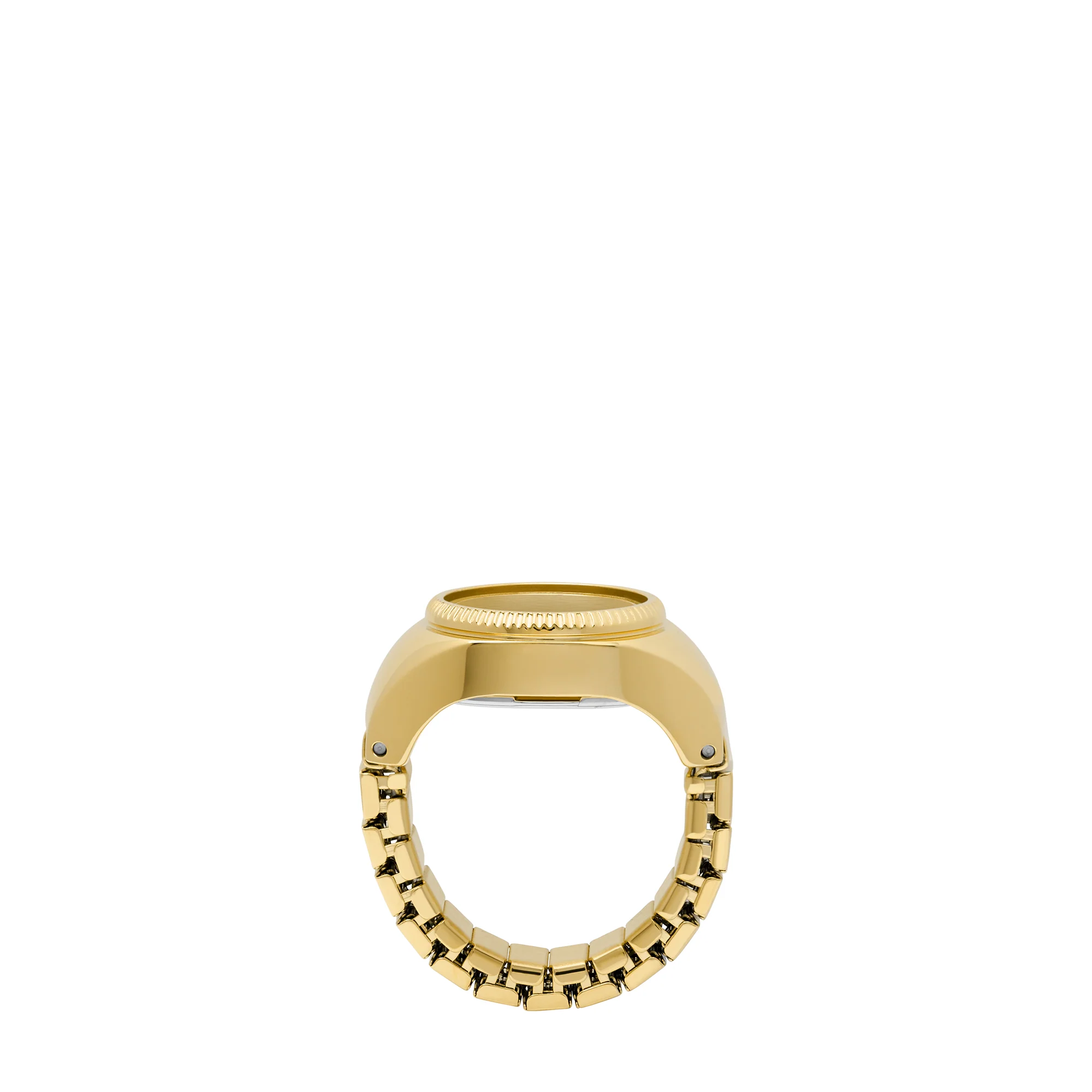 Watch Ring Two-Hand Gold-Tone Stainless Steel - Image 3