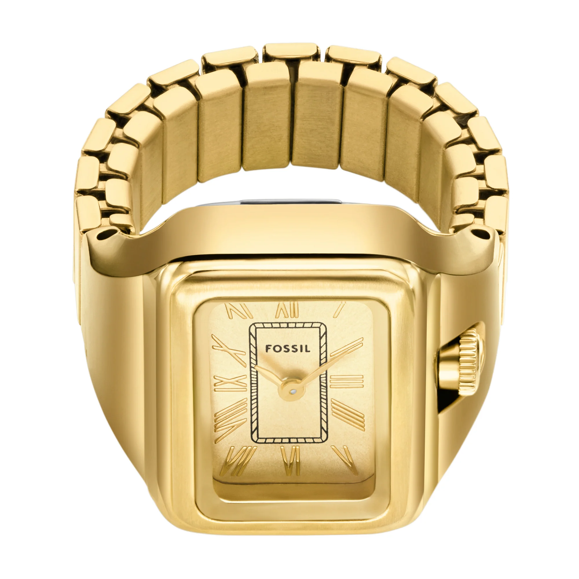 Raquel Watch Ring Two-Hand Gold-Tone Stainless Steel - Image 2