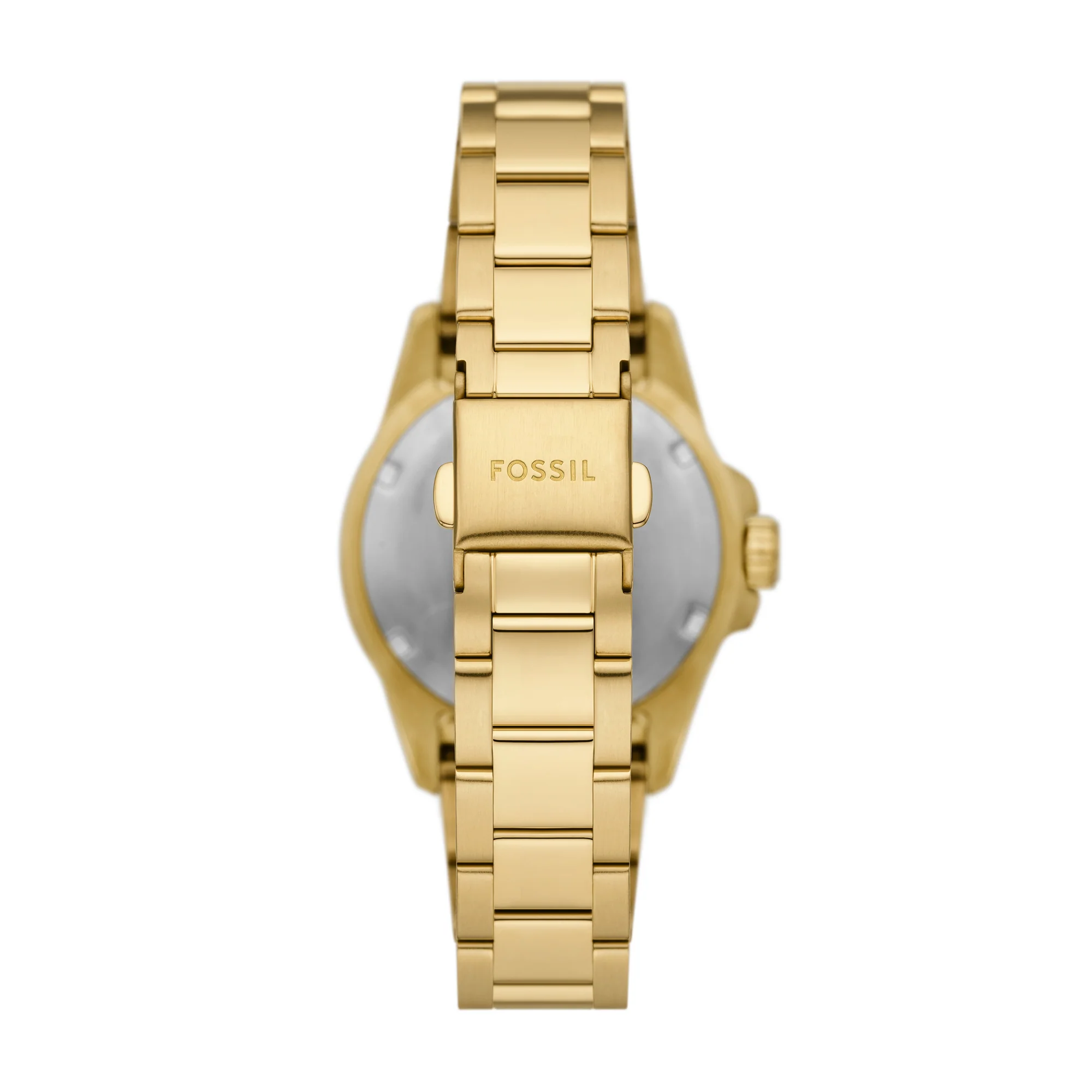 Fossil Blue Dive Three-Hand Gold-Tone Stainless Steel Watch - Image 3