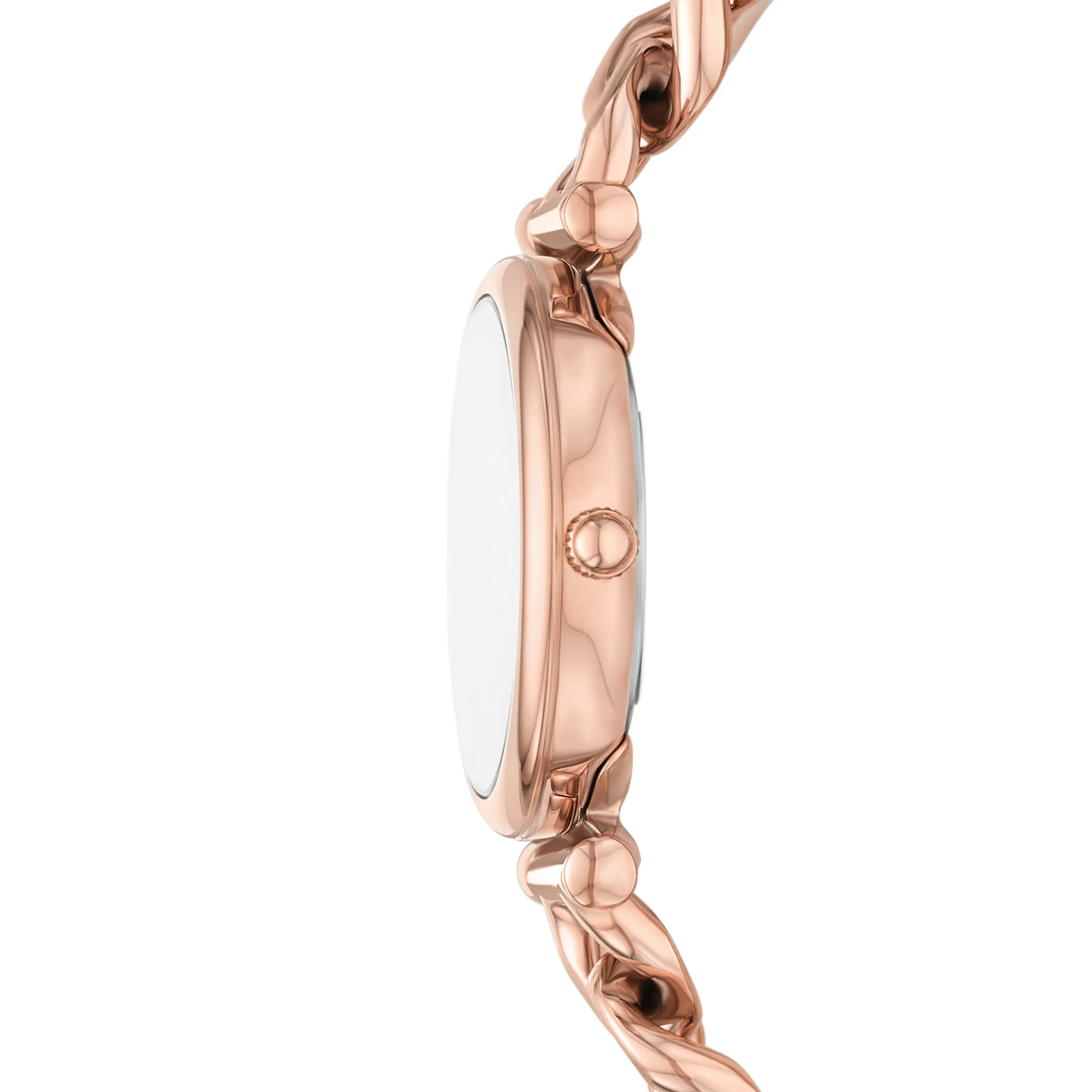 Carlie Three-Hand Rose Gold-Tone Stainless Steel Watch and Bracelet Set - Image 2
