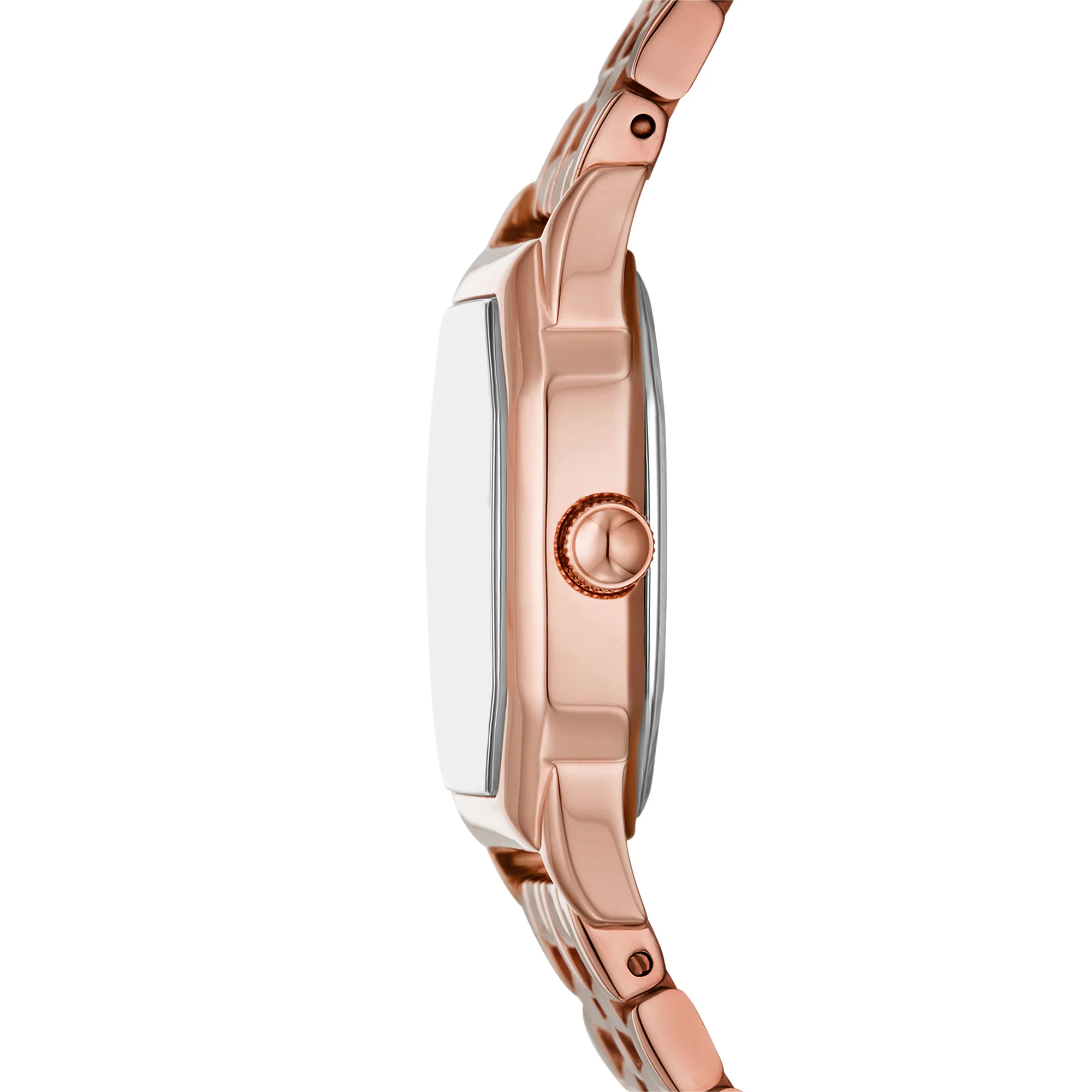 Harlow Three-Hand Rose Gold-Tone Stainless Steel Watch - Image 2