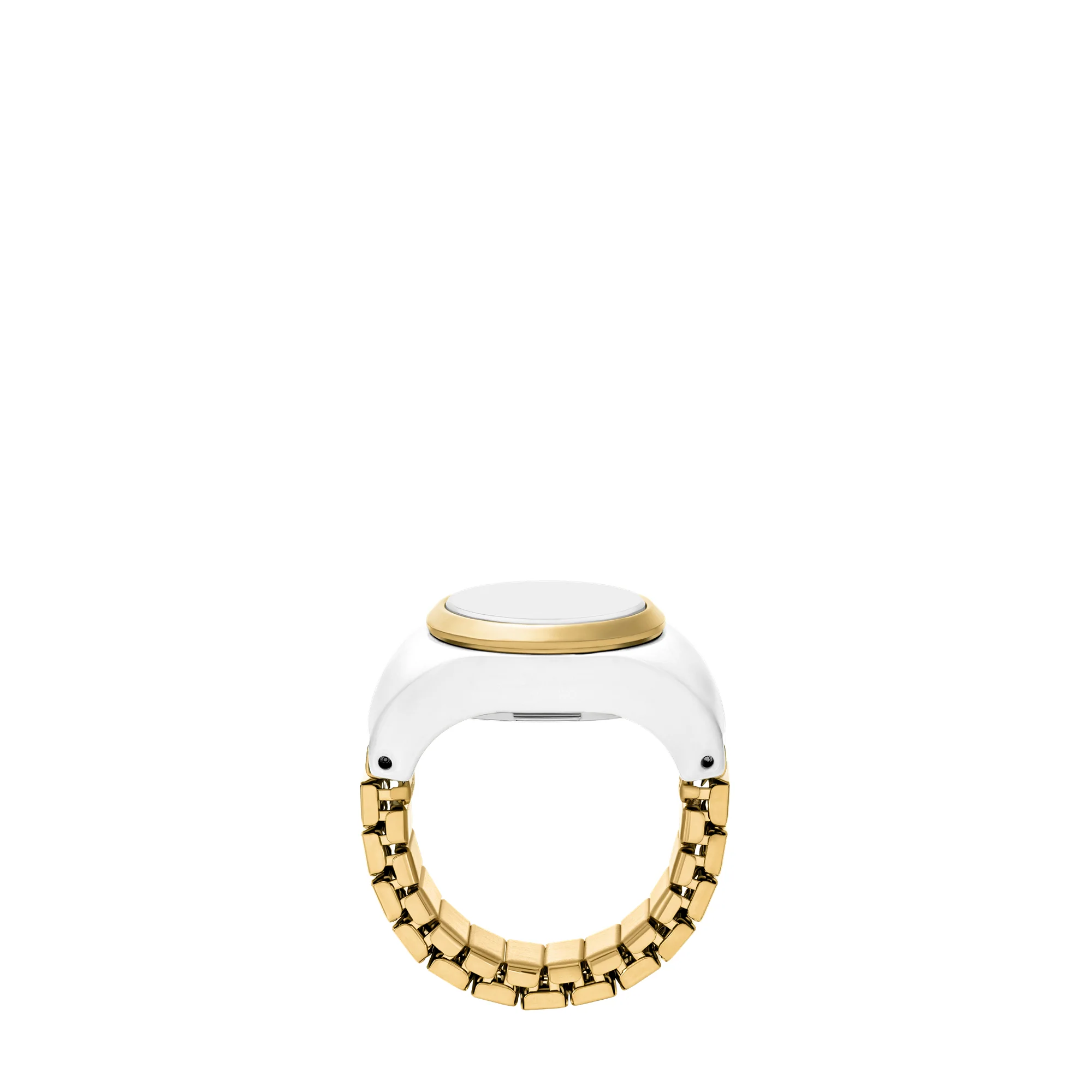 Watch Ring Two-Hand Gold-Tone Stainless Steel - Image 3