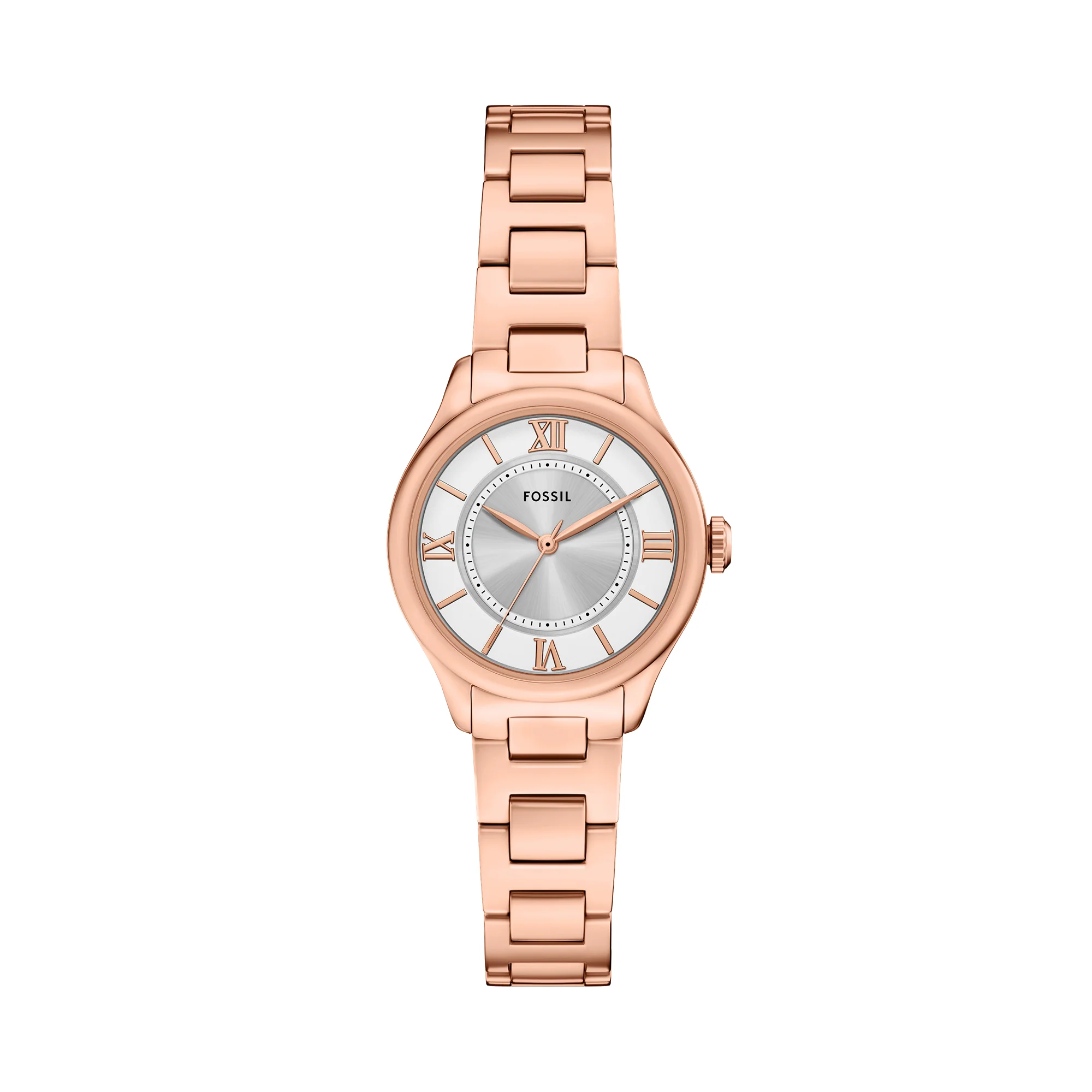 Gilmore Three-Hand Rose Gold-Tone Stainless Steel Watch