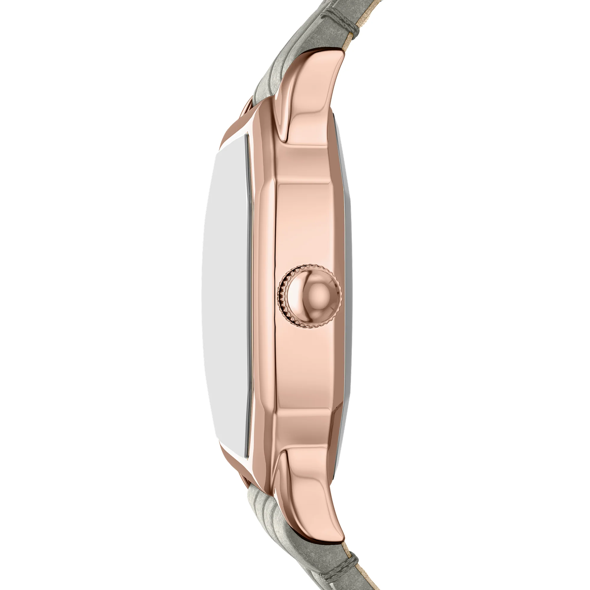 Harlow Three-Hand Grey Croco Leather Watch - Image 2