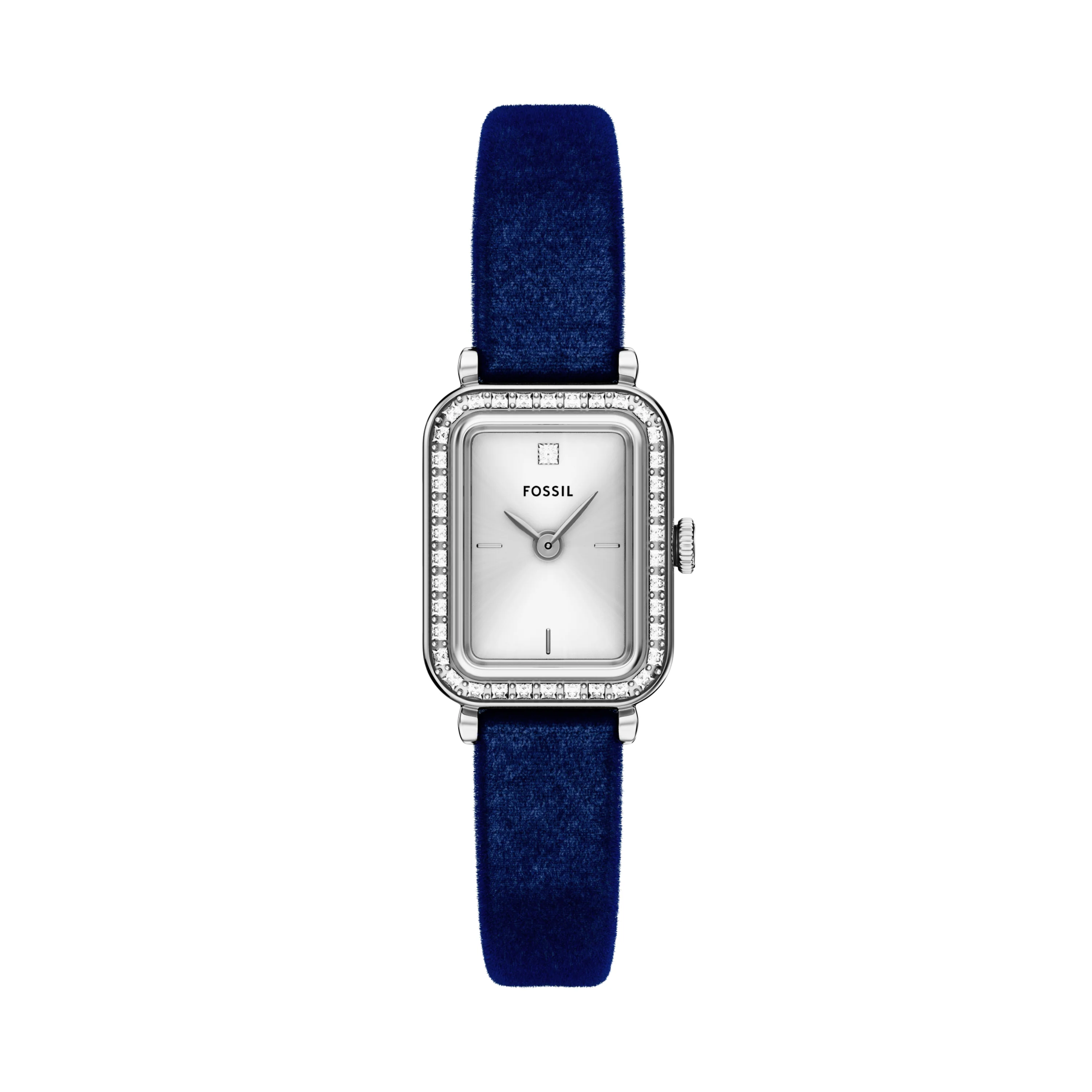 Raquel Two-Hand Blue Velvet Watch