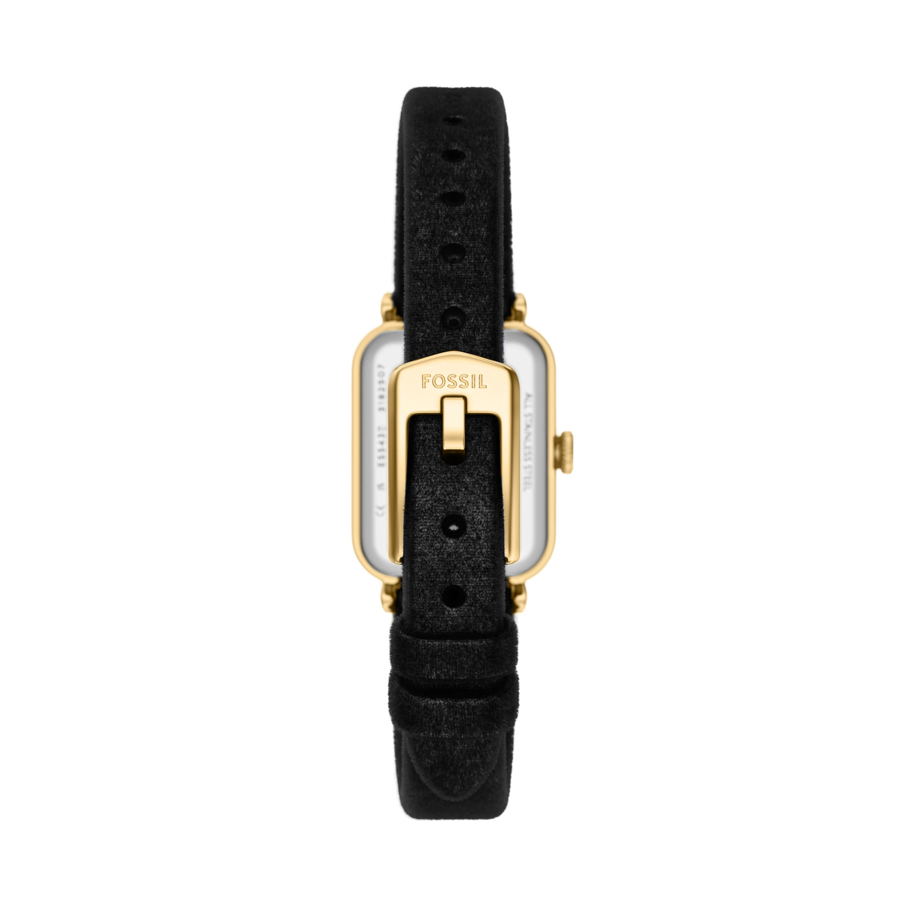 Raquel Two-Hand Black Velvet Watch - Image 2