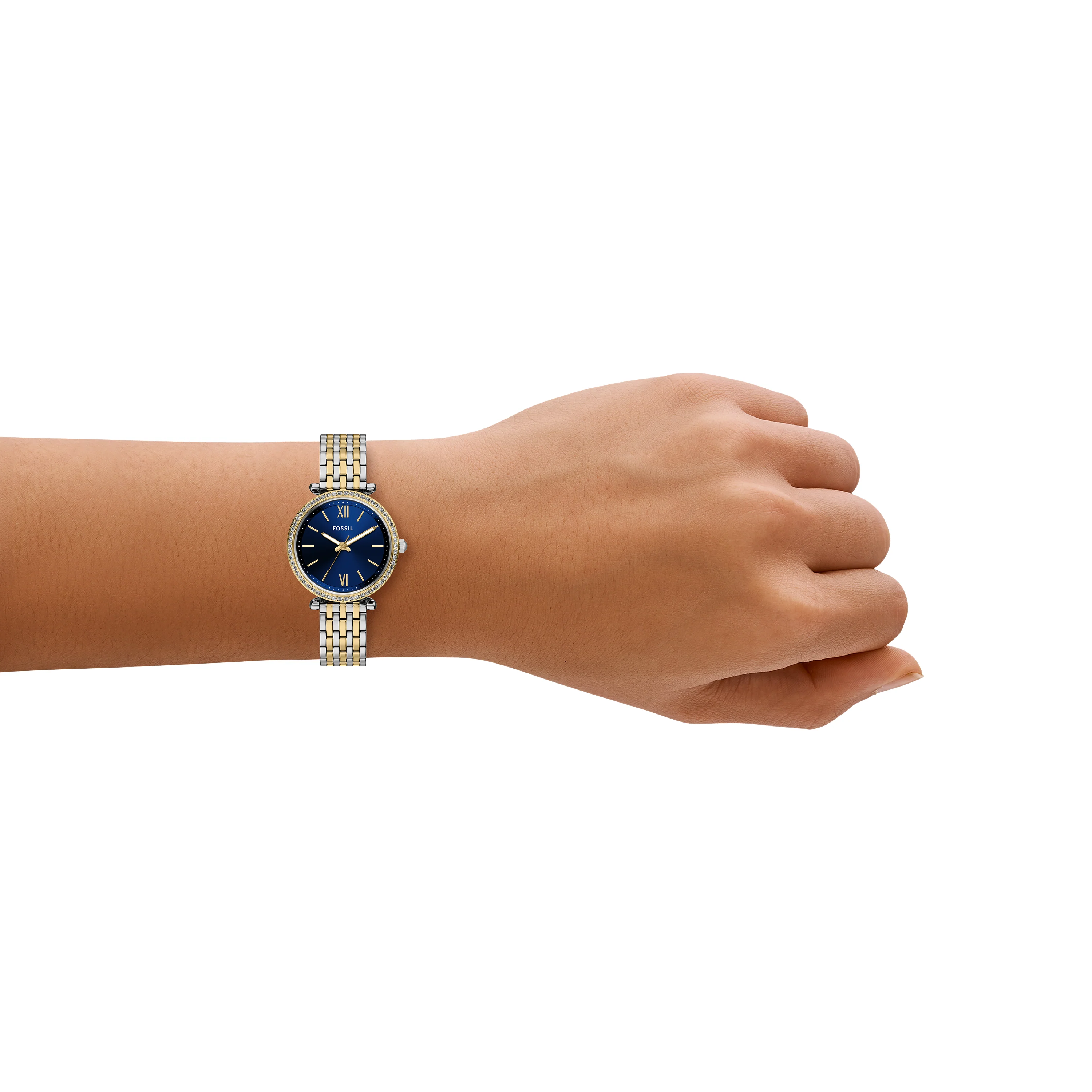 Carlie Three-Hand Two-Tone Stainless Steel Watch - Image 7