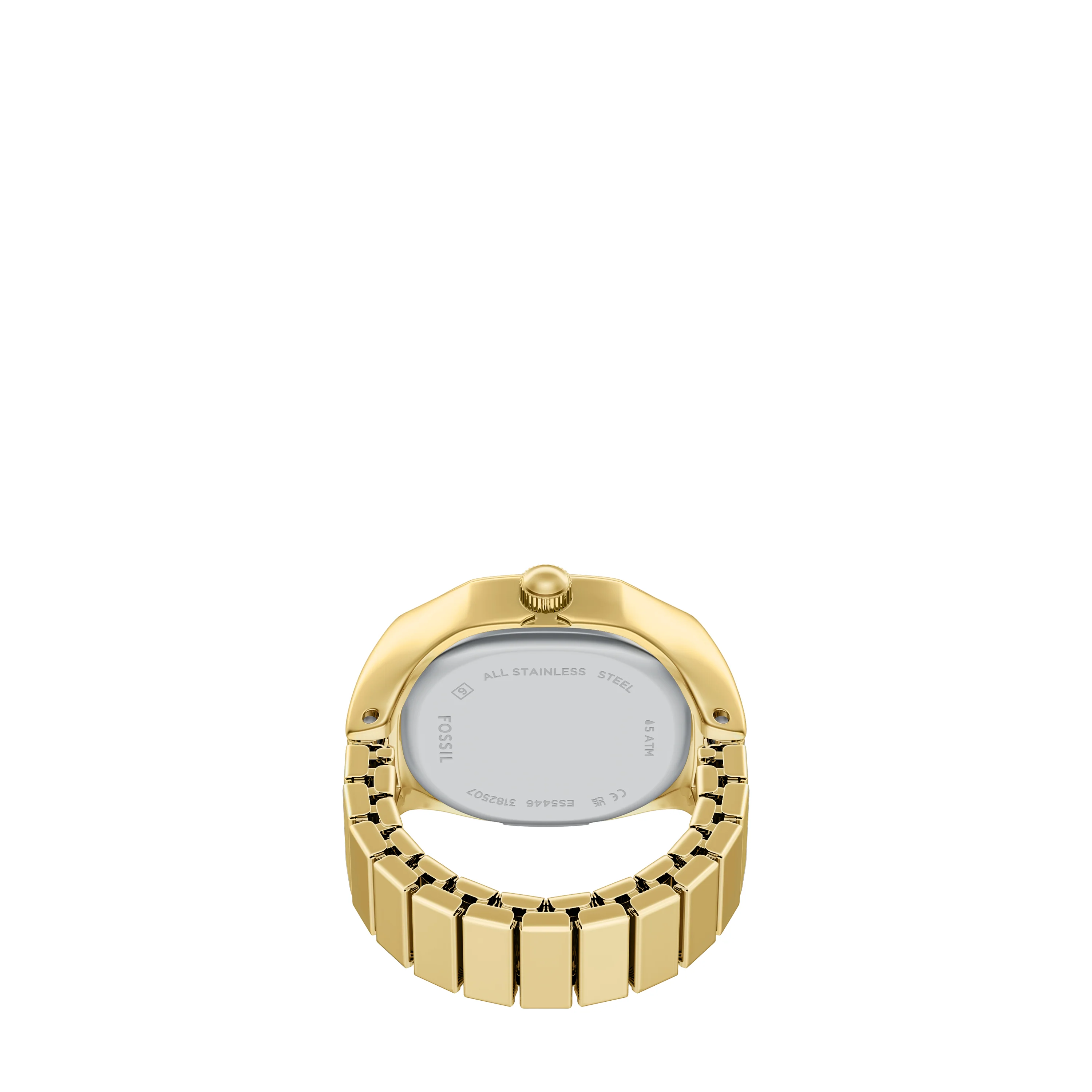 Harlow Watch Ring Two-Hand Gold-Tone Stainless Steel Watch - Image 5