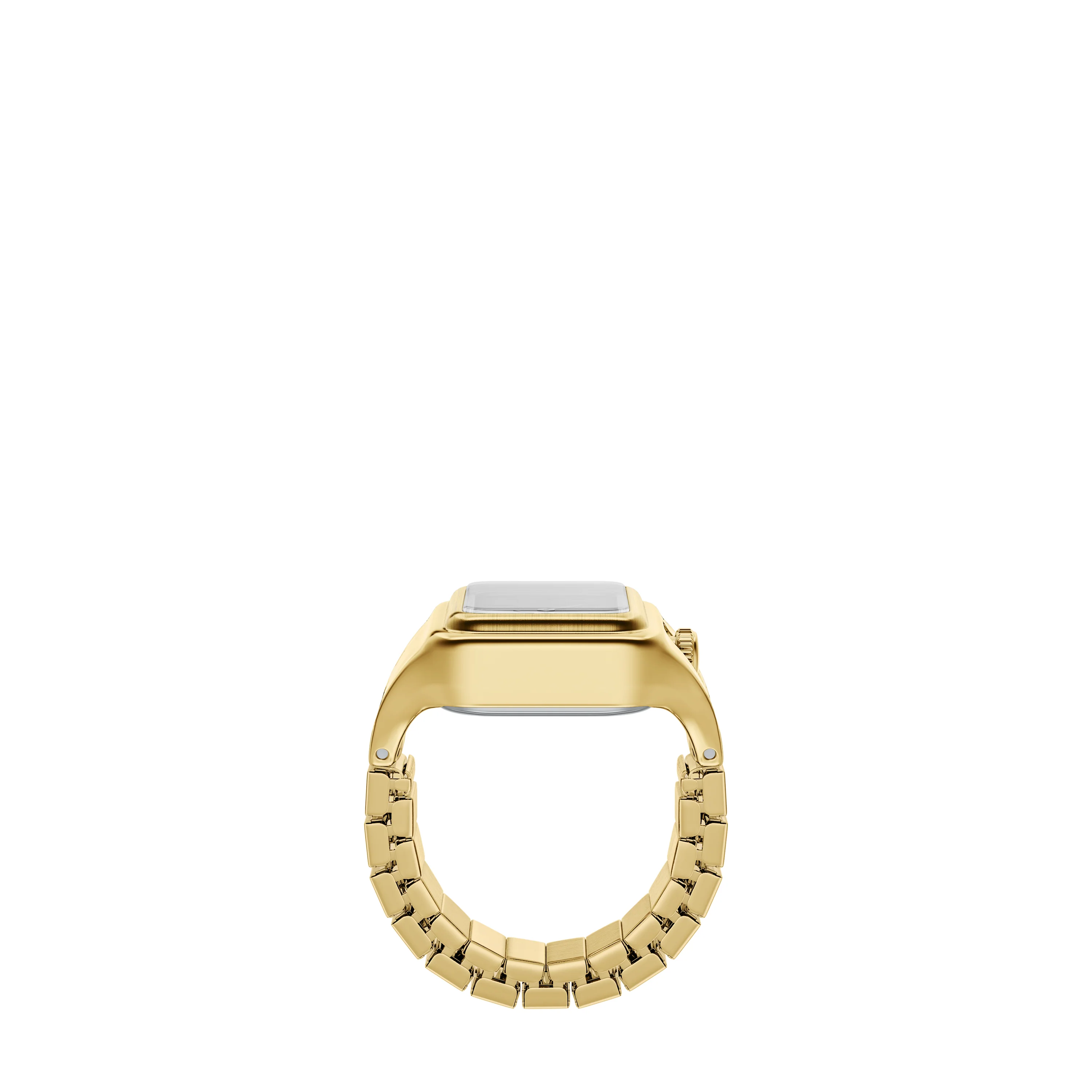 Raquel Watch Ring Two-Hand Gold-Tone Stainless Steel Watch - Image 7