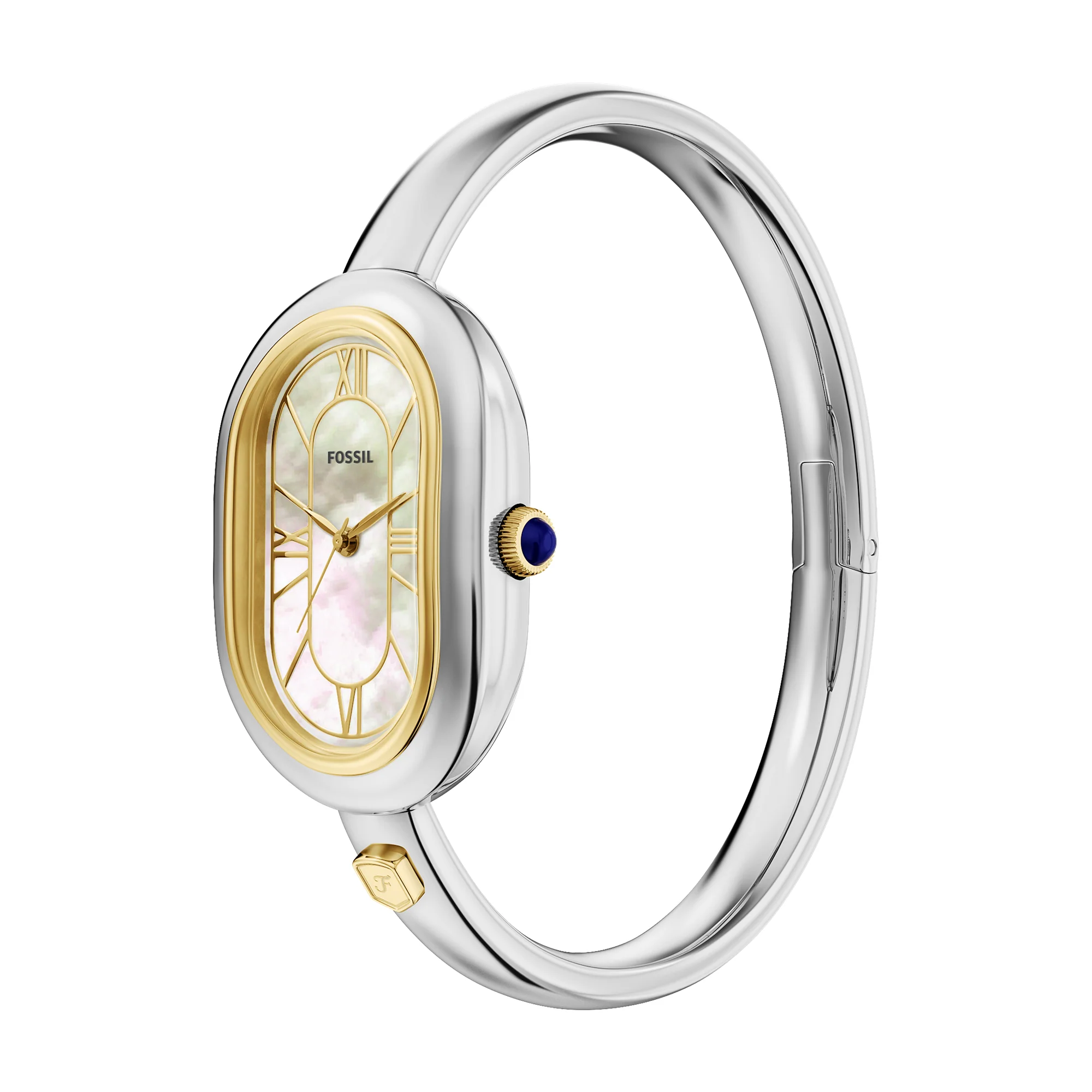 Sloan Three-Hand Stainless Steel Watch Bangle - Image 6