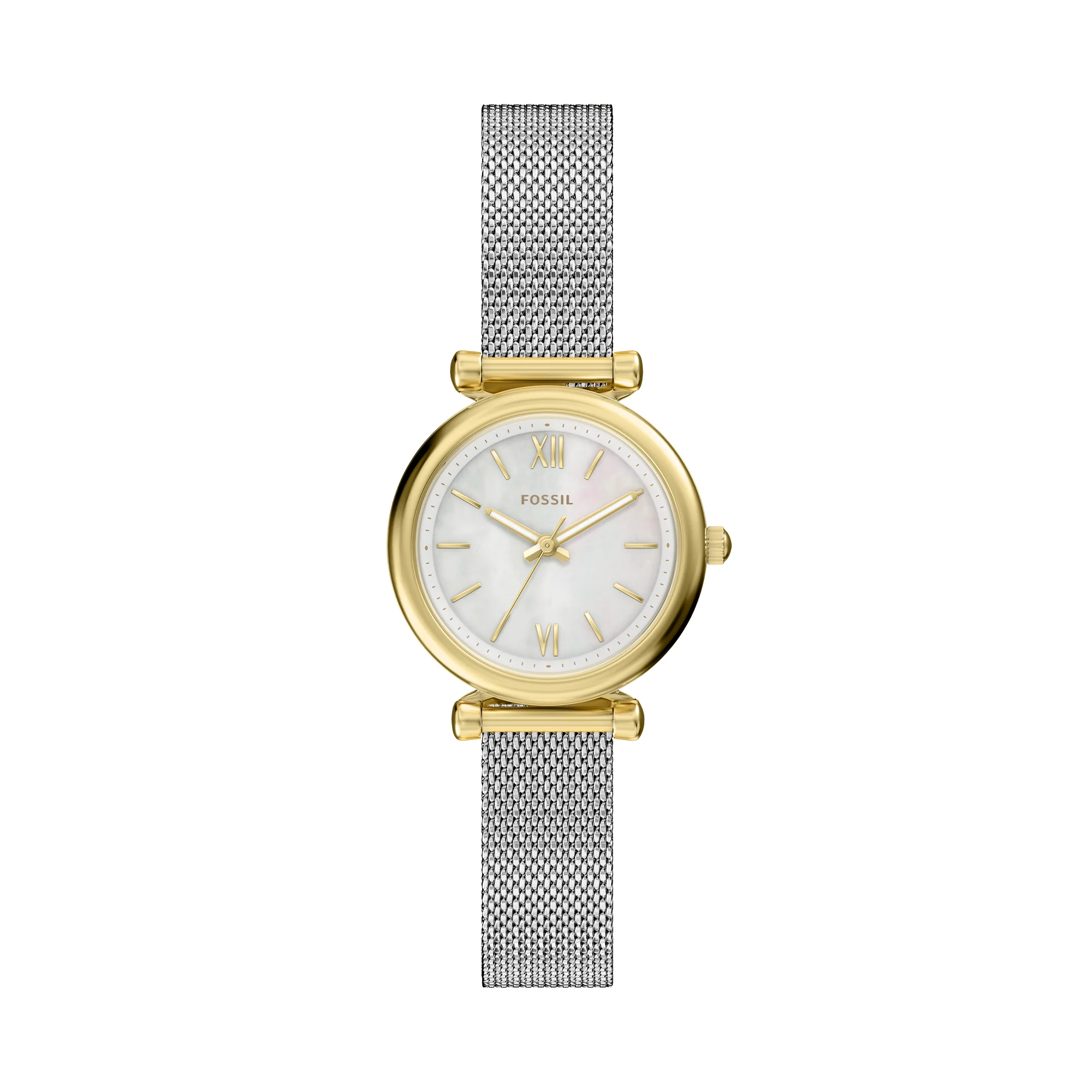 Carlie Mini Three-Hand Stainless Steel Watch
