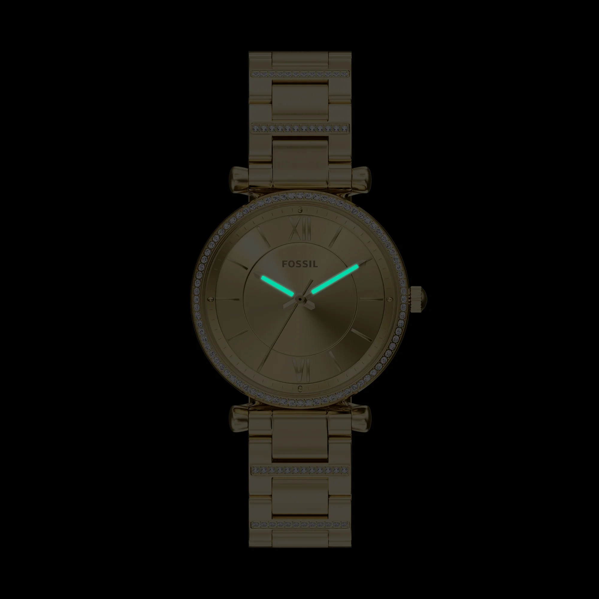 Carlie Three-Hand Gold-Tone Stainless Steel Watch - Image 6
