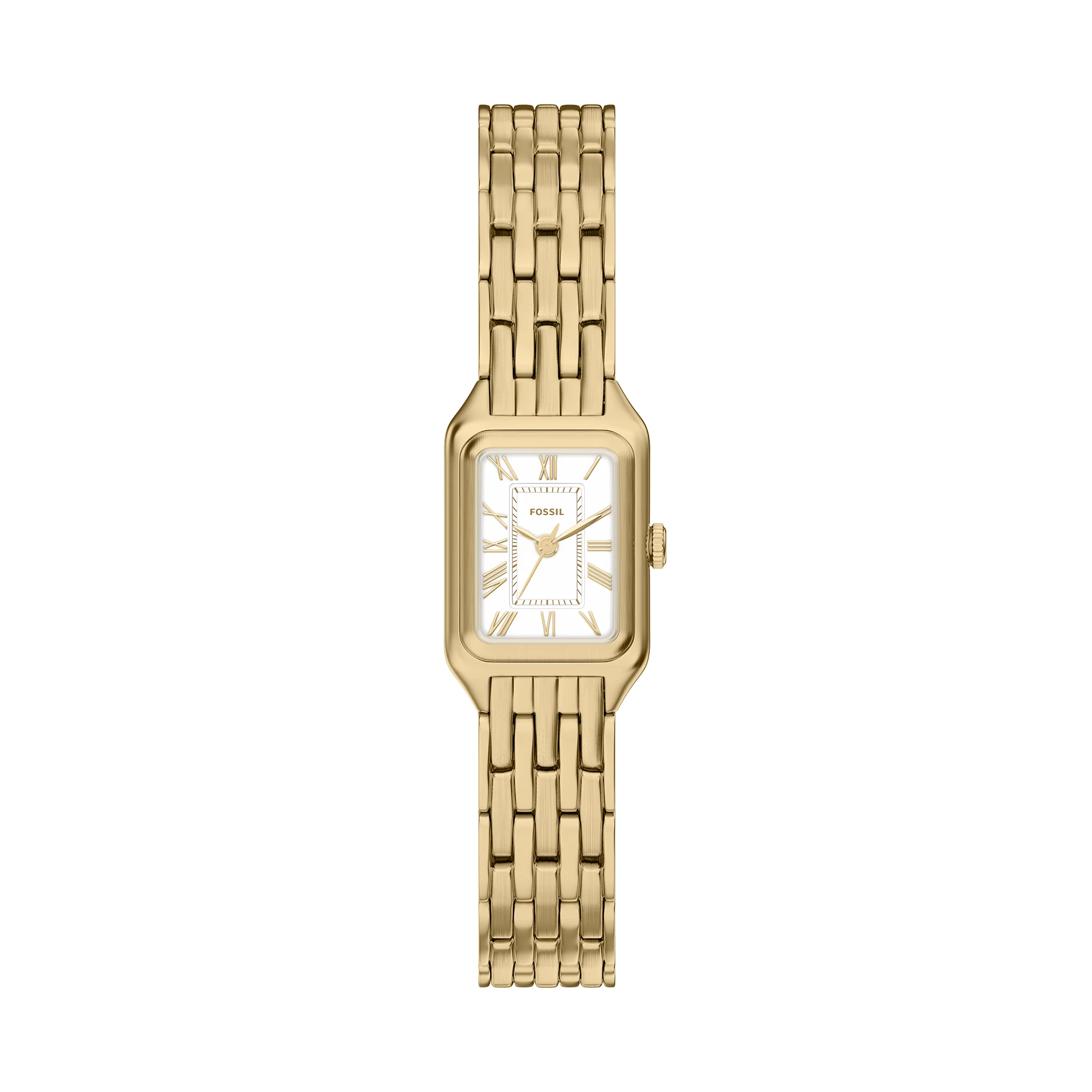 Raquel Mini Three-Hand Gold-Tone Stainless Steel Watch