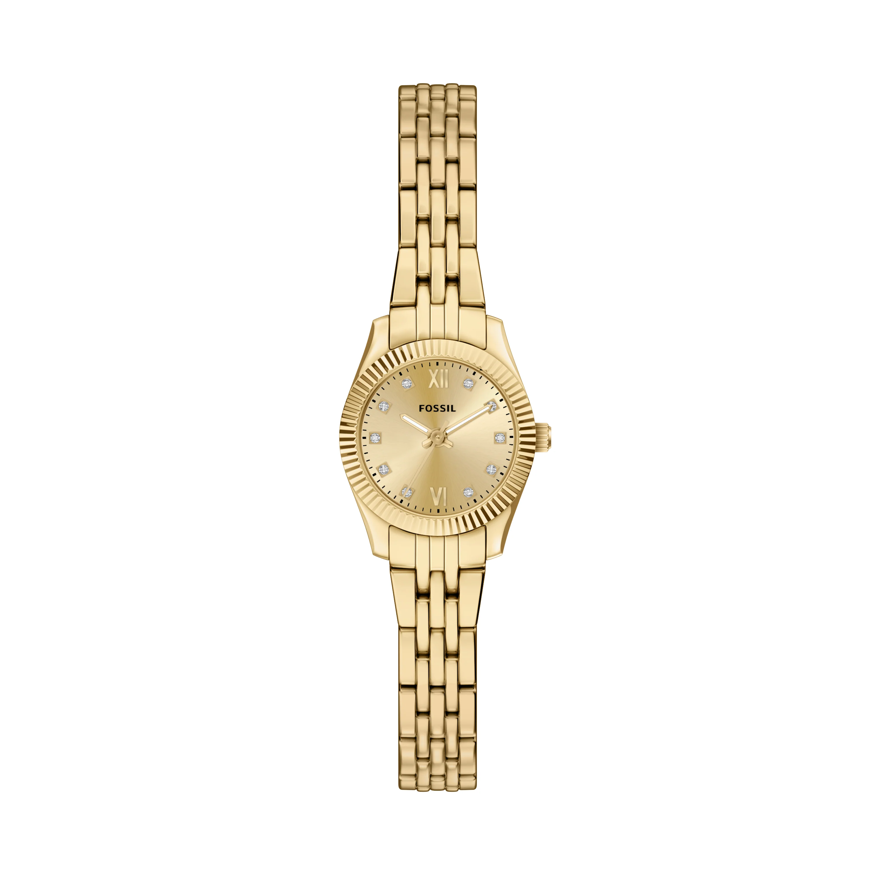 Scarlette Mini Three-Hand Gold-Tone Stainless Steel Watch