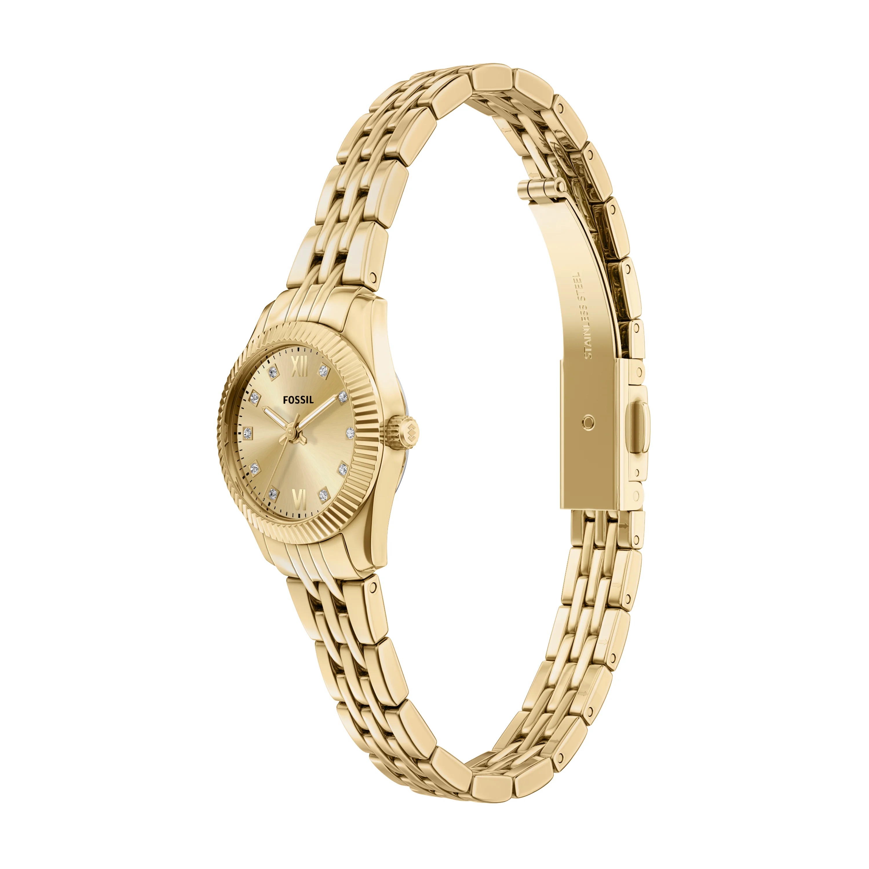 Scarlette Mini Three-Hand Gold-Tone Stainless Steel Watch - Image 7
