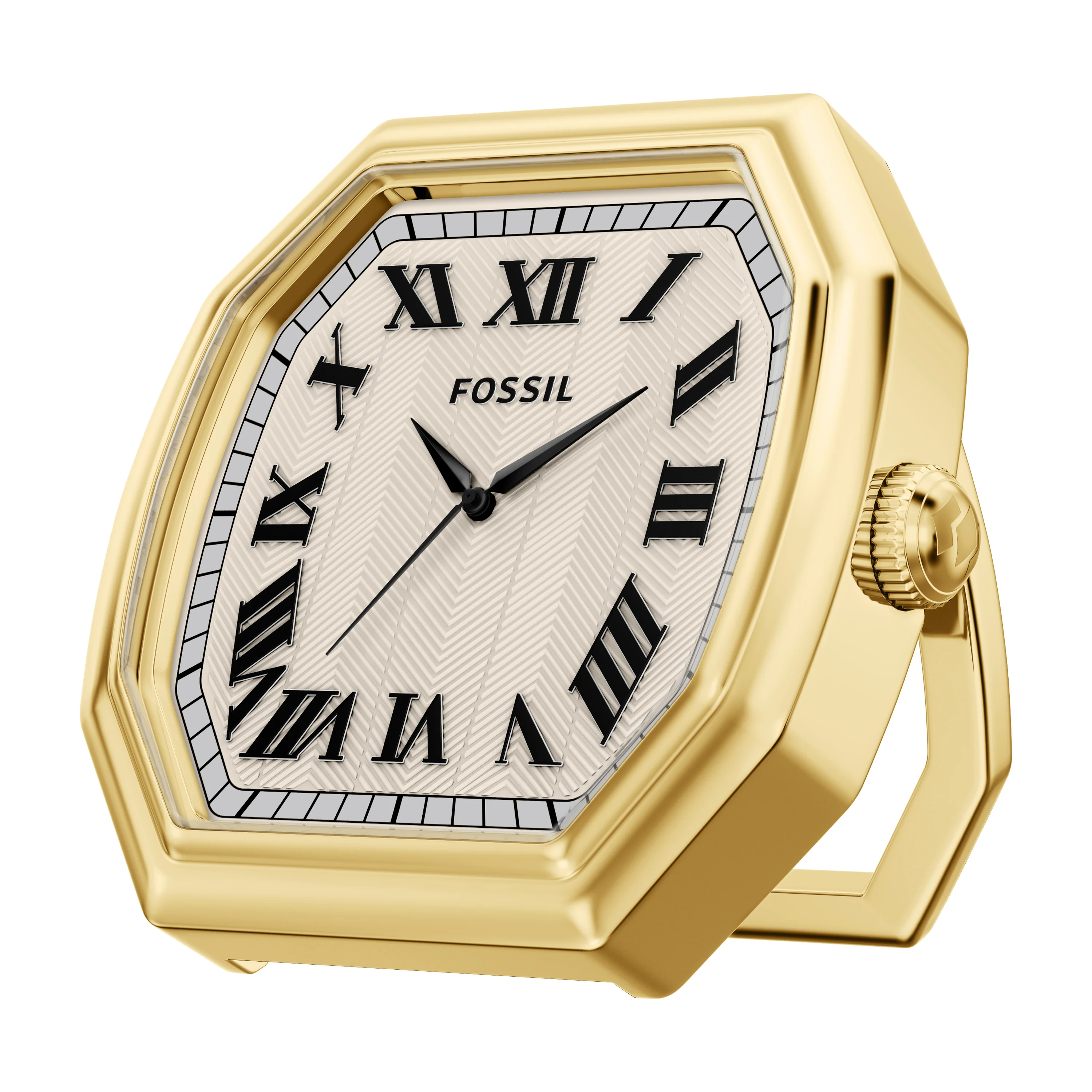 Harlow Three-Hand Gold-Tone Alloy Desk Clock - Image 4