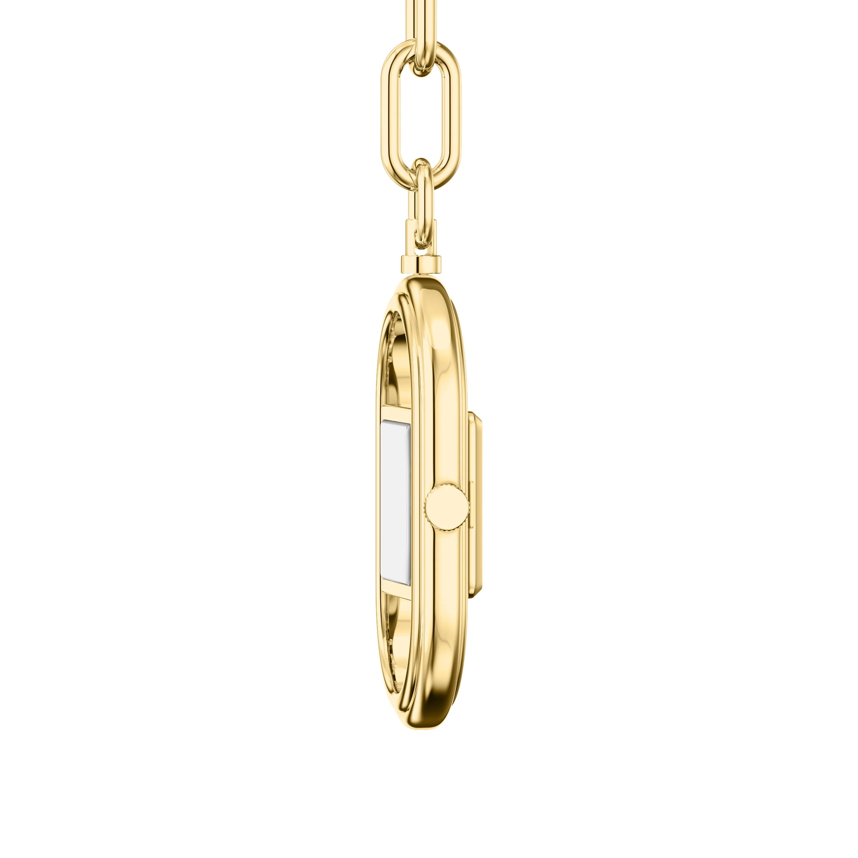 Watch Bag Charm Two-Hand Gold-Tone Alloy - Image 3
