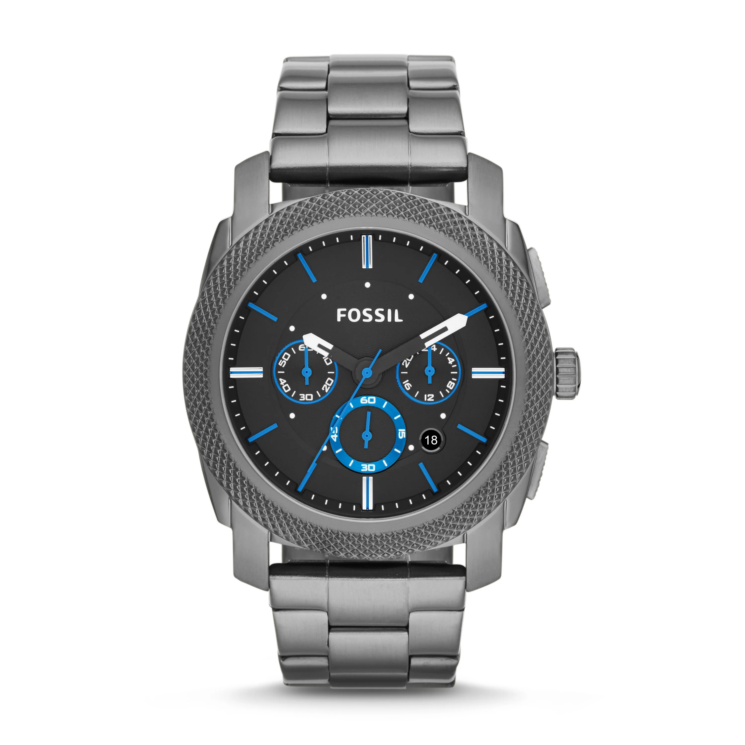 Machine Chronograph Smoke Stainless Steel Watch