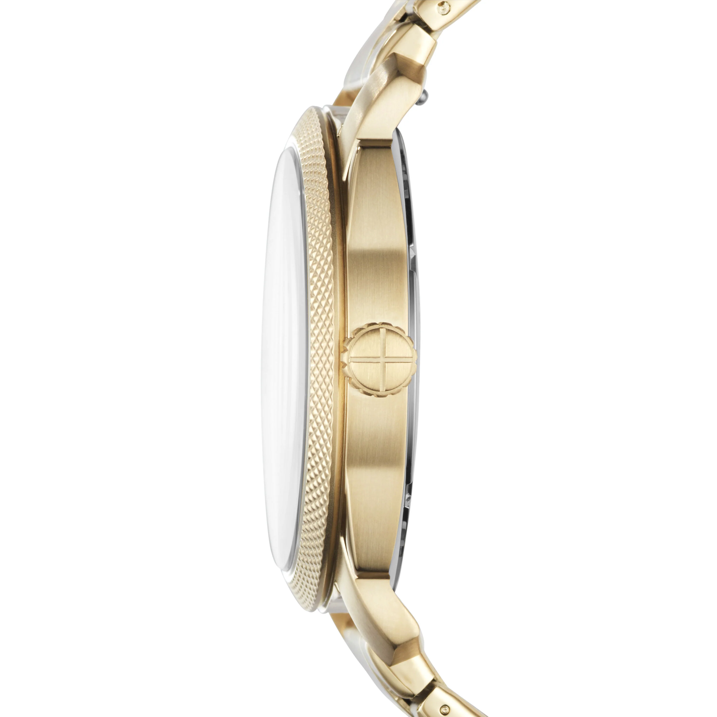 Machine Three-Hand Date Gold-Tone Stainless Steel Watch - Image 2