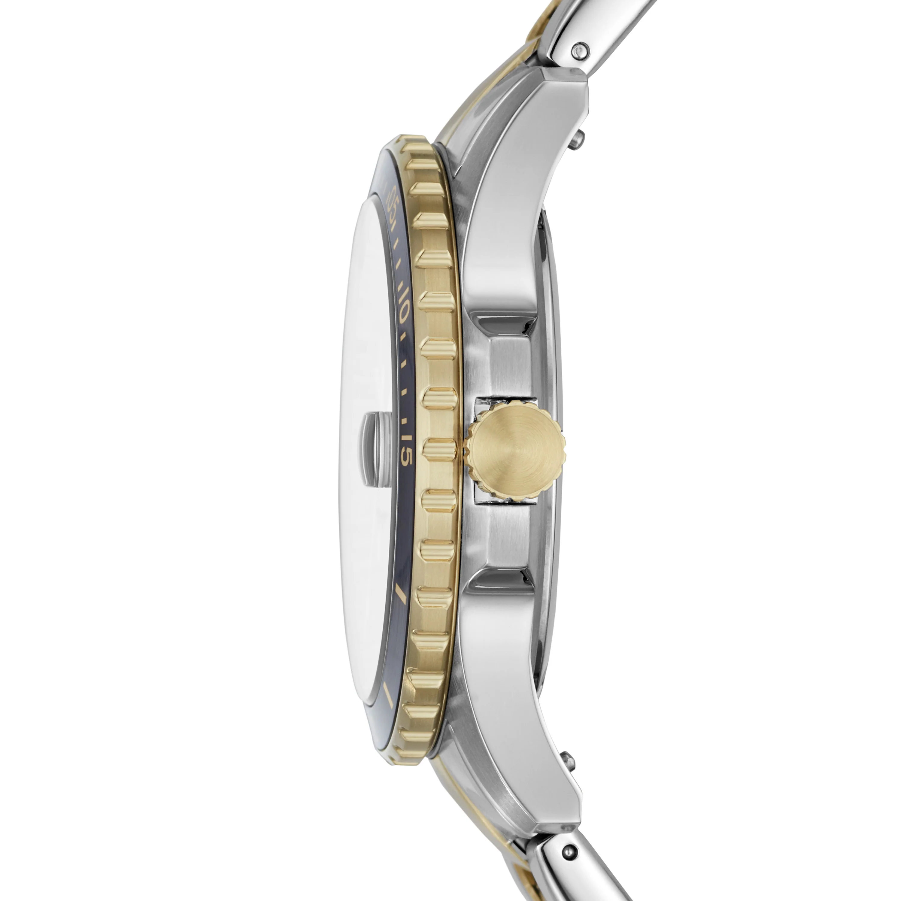 FB-01 Three-Hand Date Two-Tone Stainless Steel Watch - Image 2