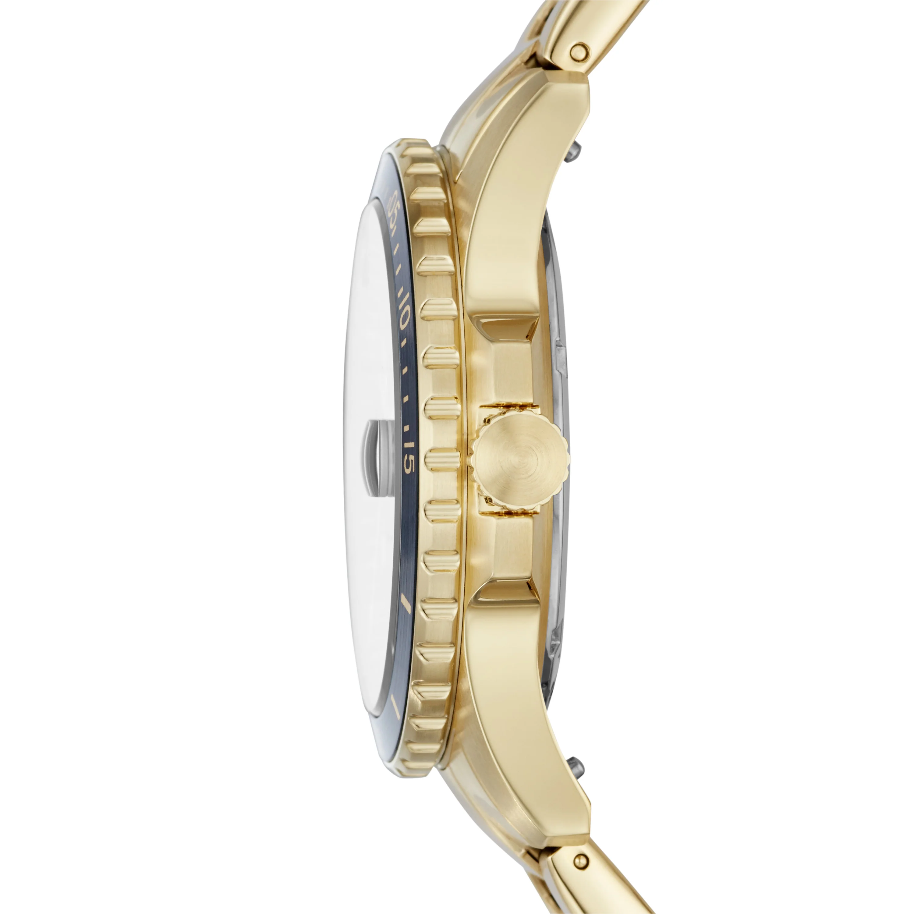 FB-01 Three-Hand Date Gold-Tone Stainless Steel Watch - Image 2