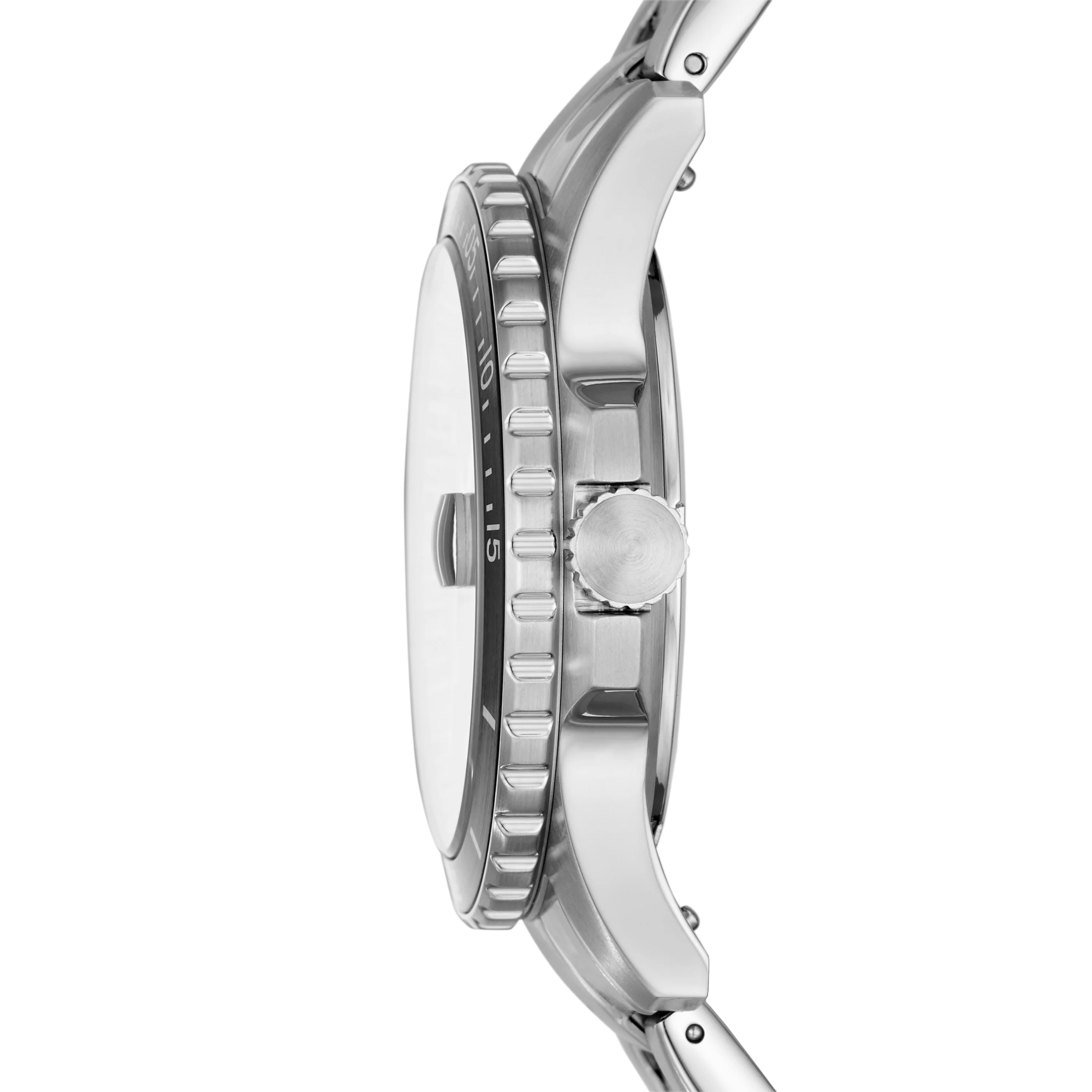 FB-01 Three-Hand Date Stainless Steel Watch - Image 2