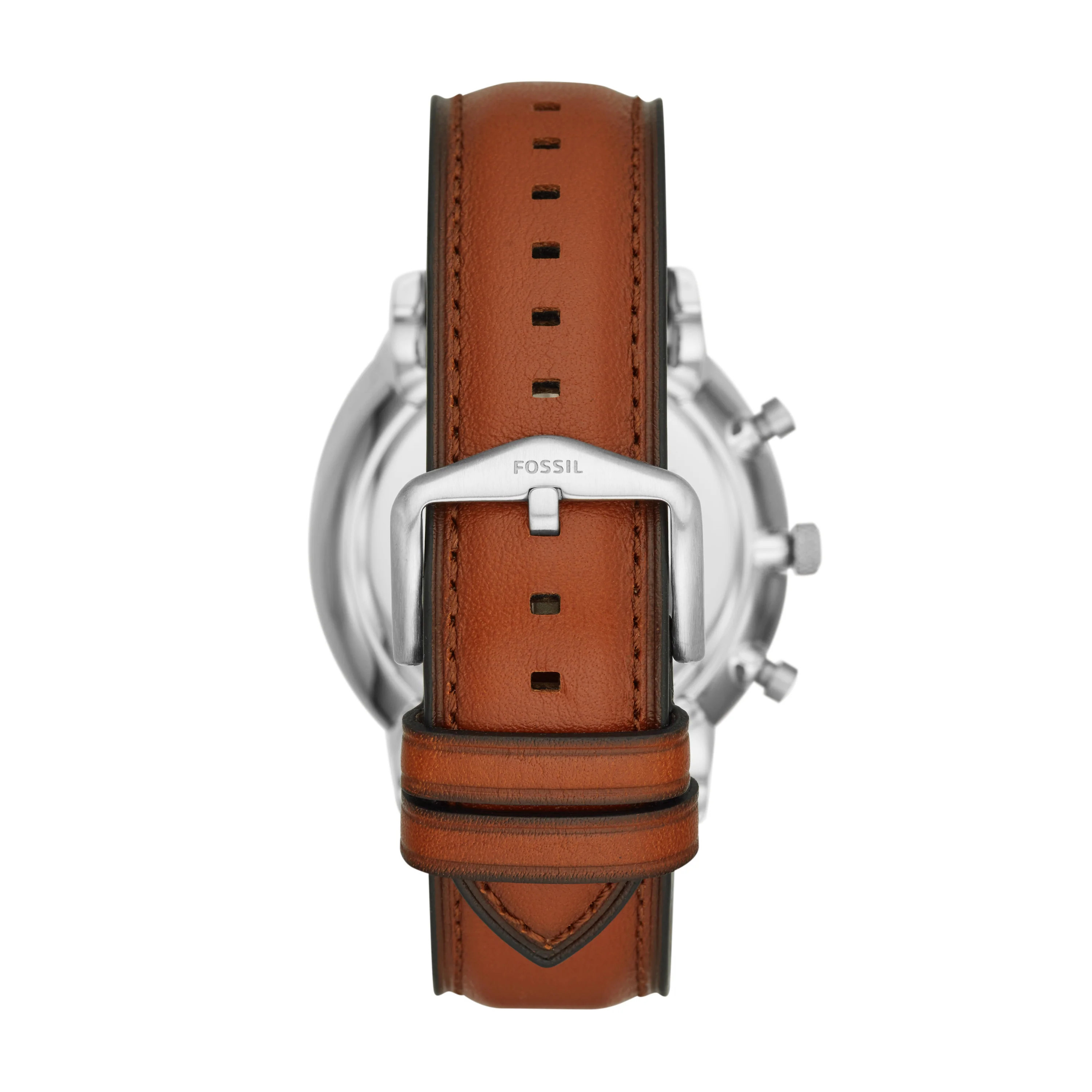 Neutra Chronograph Luggage Leather Watch and Bracelet Set - Image 3