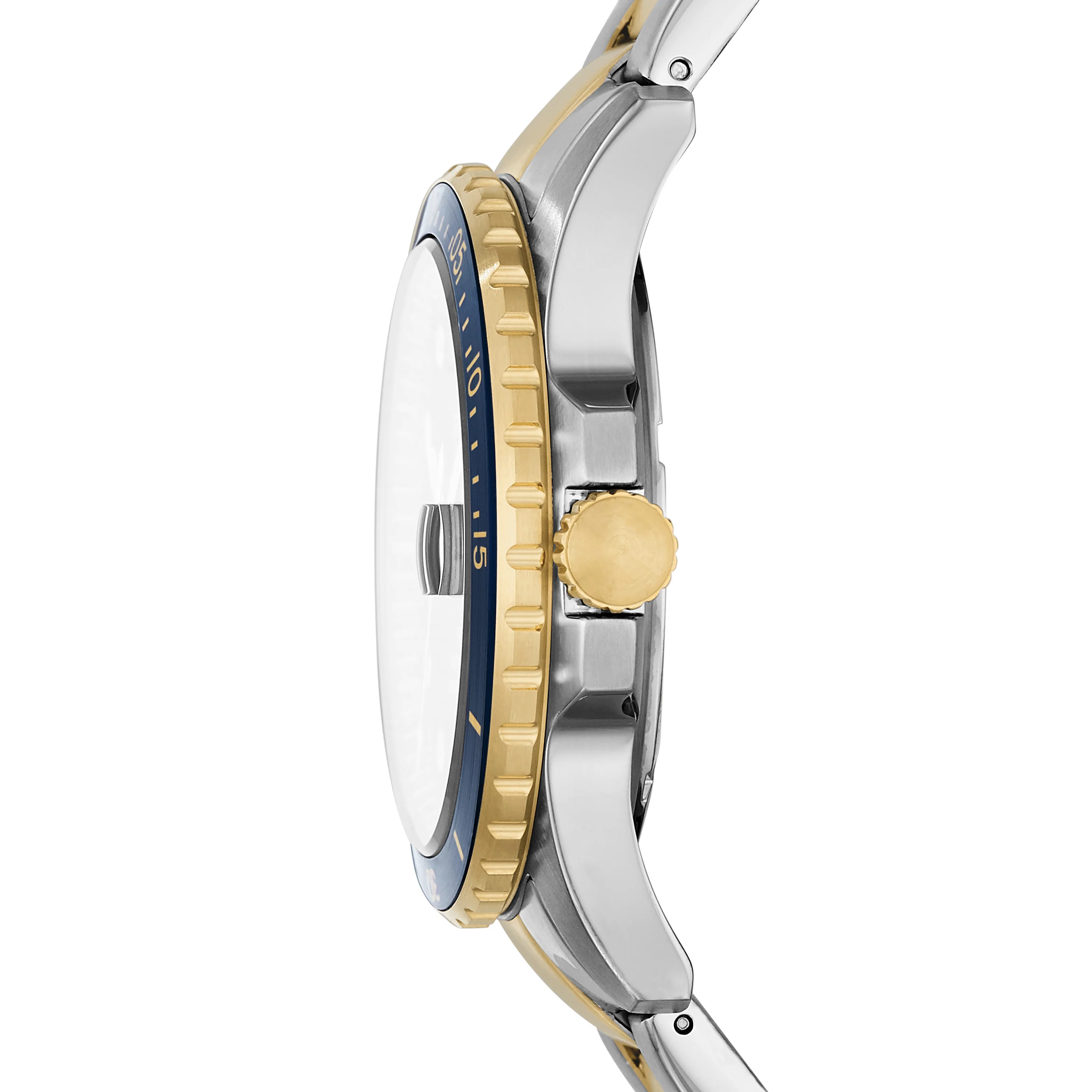 FB-01 Three-Hand Date Two-Tone Stainless Steel Watch - Image 2