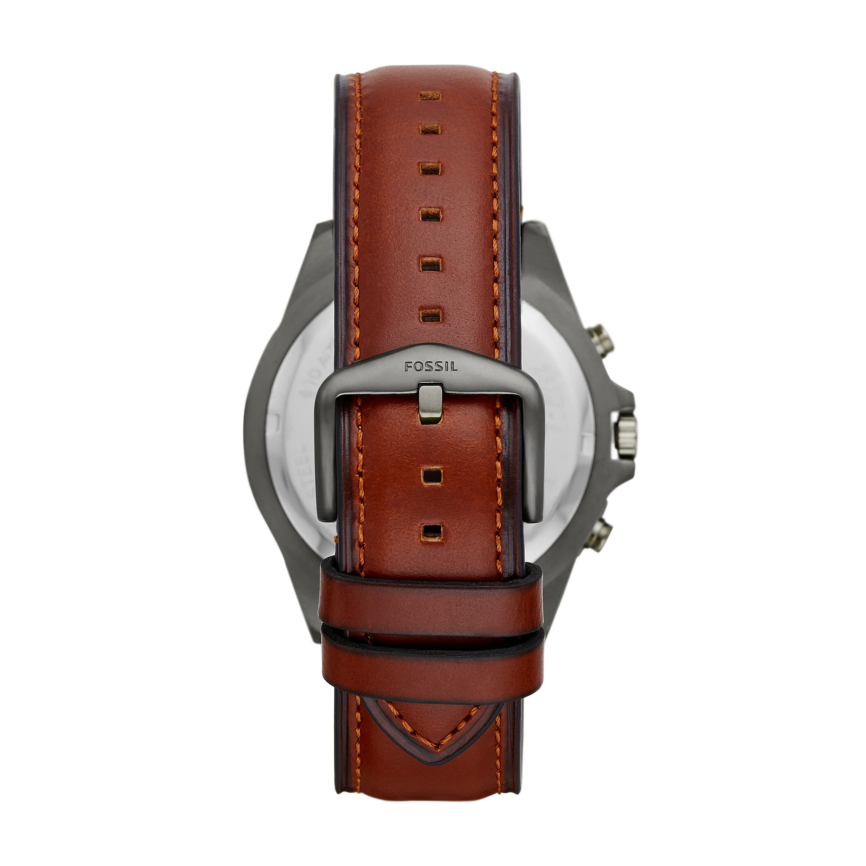 Garrett Chronograph Brown Leather Watch - Image 3