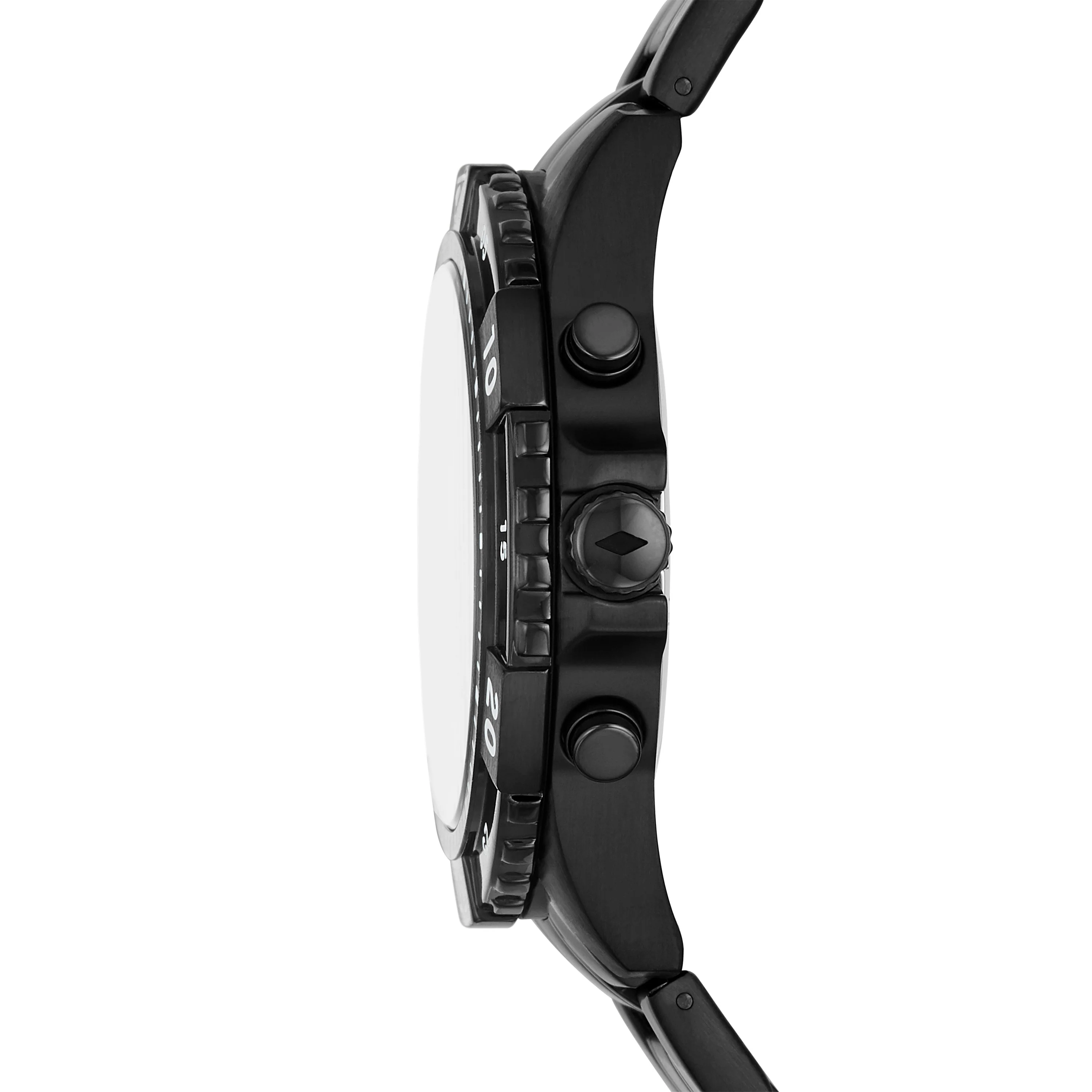 Garrett Chronograph Black Stainless Steel Watch - Image 2