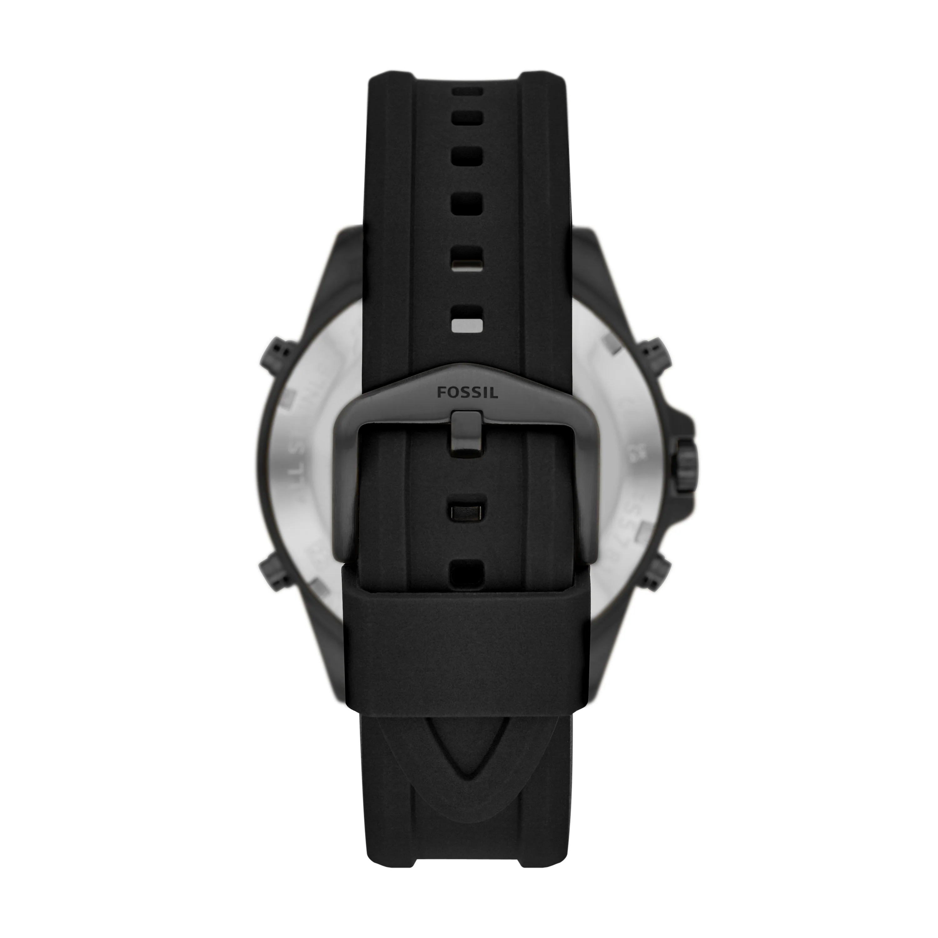 Garrett analogue-Digital Black Silicone Watch - Image 3