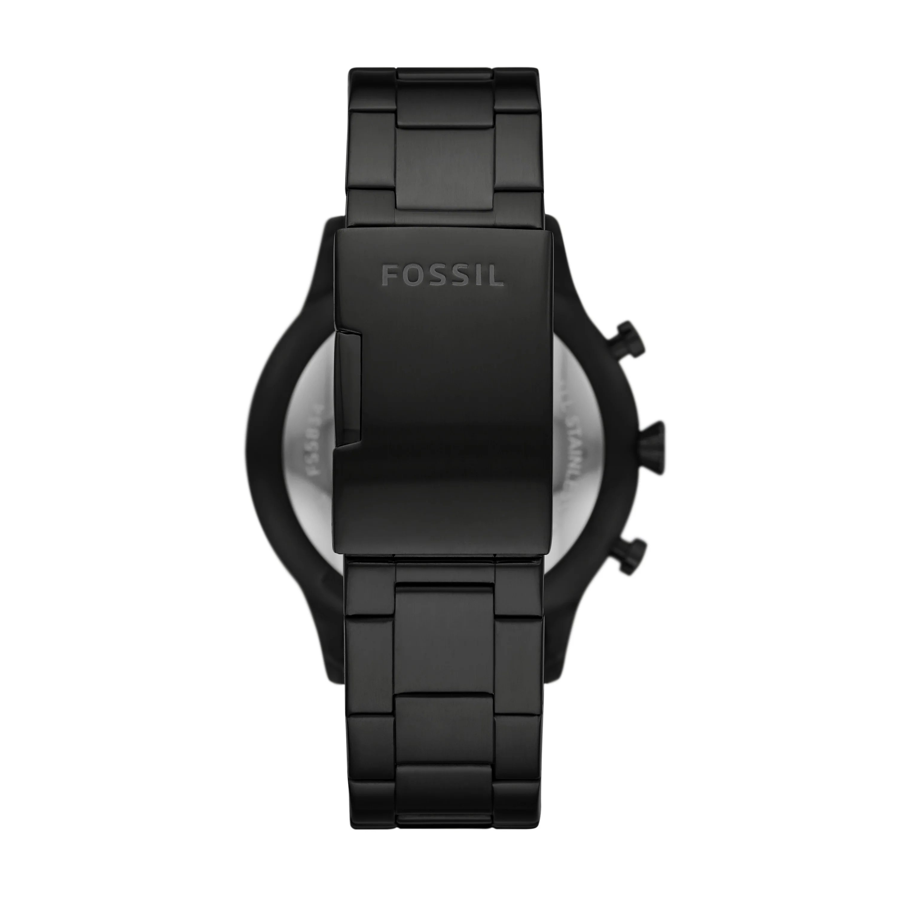 Pilot Chronograph Black Stainless Steel Watch - Image 3
