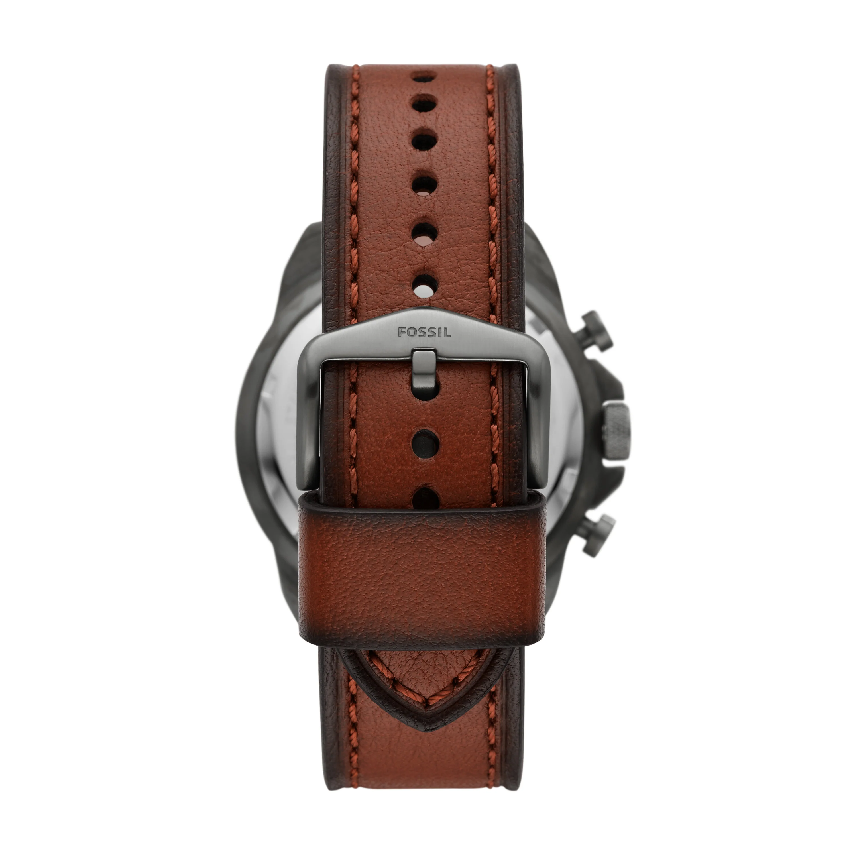 Bronson Chronograph Brown Eco Leather Watch - Image 3