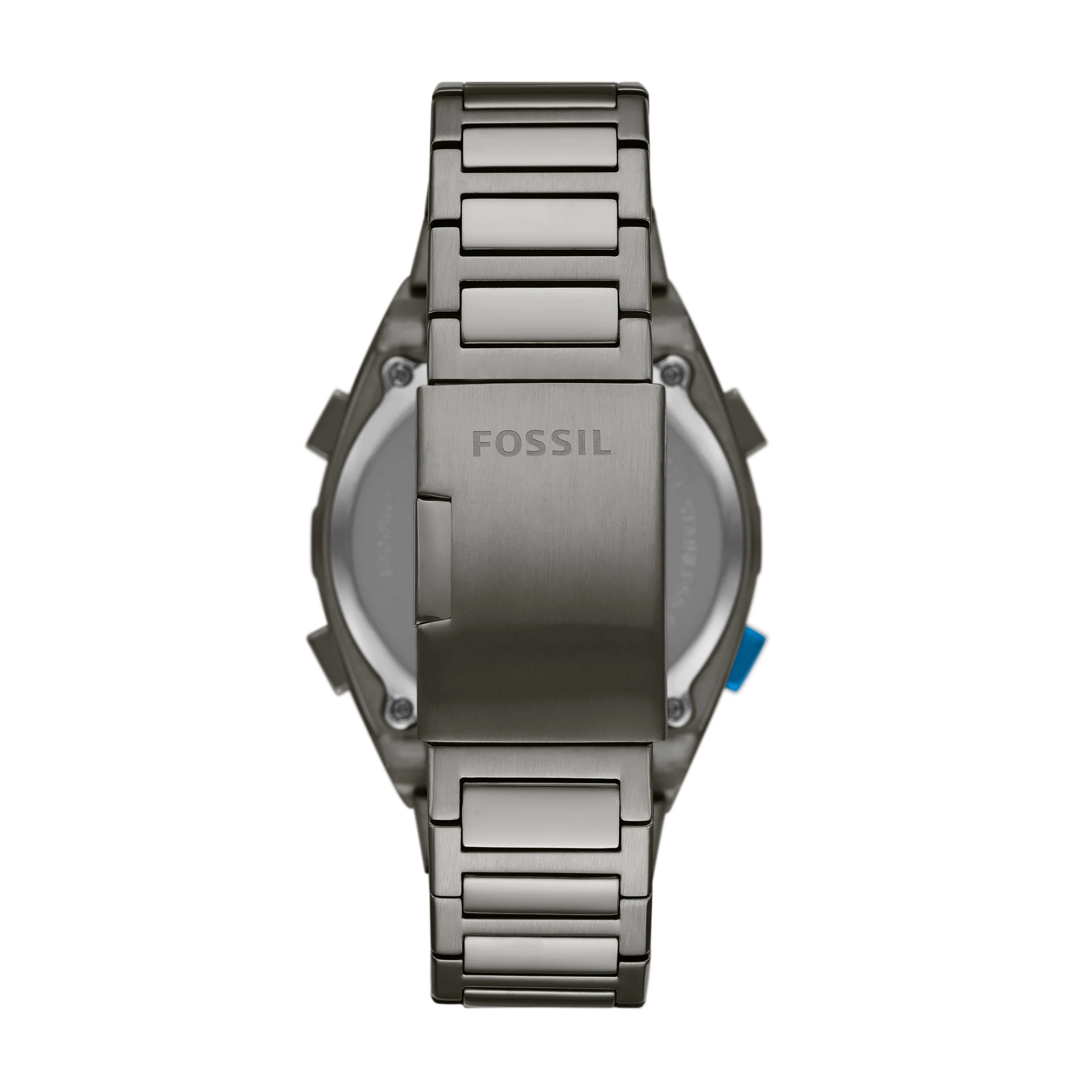 Everett Solar-Powered Digital Smoke Stainless Steel Watch - Image 3