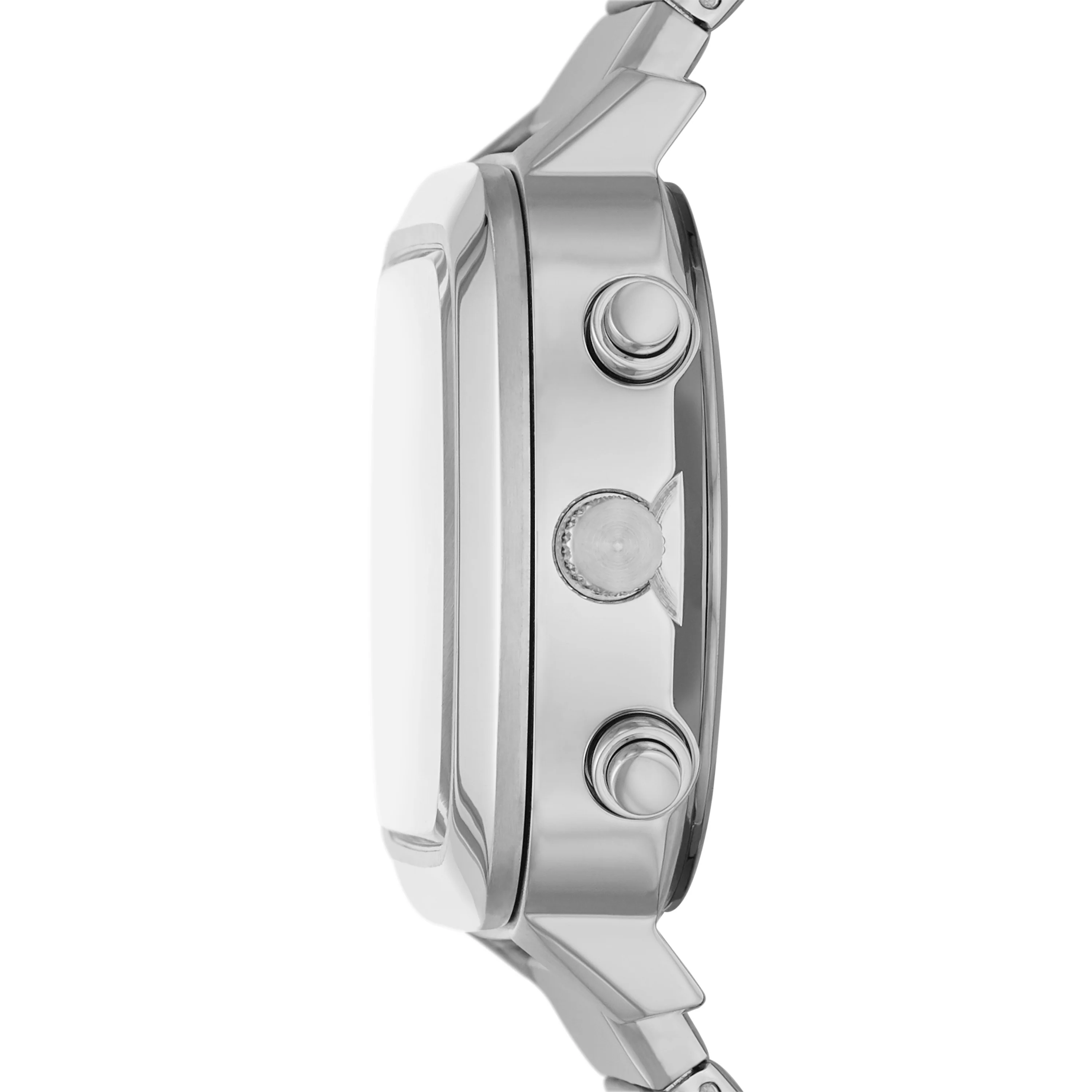Retro Analog-Digital Stainless Steel Watch - Image 2