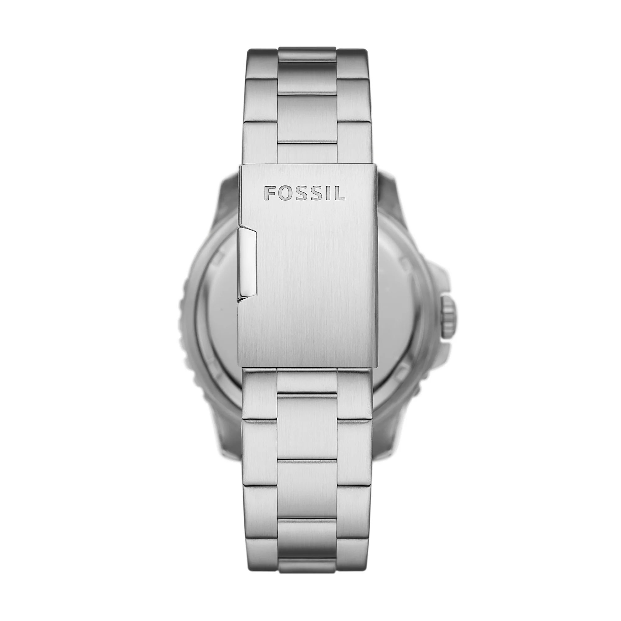 Fossil Blue GMT Stainless Steel Watch - Image 3