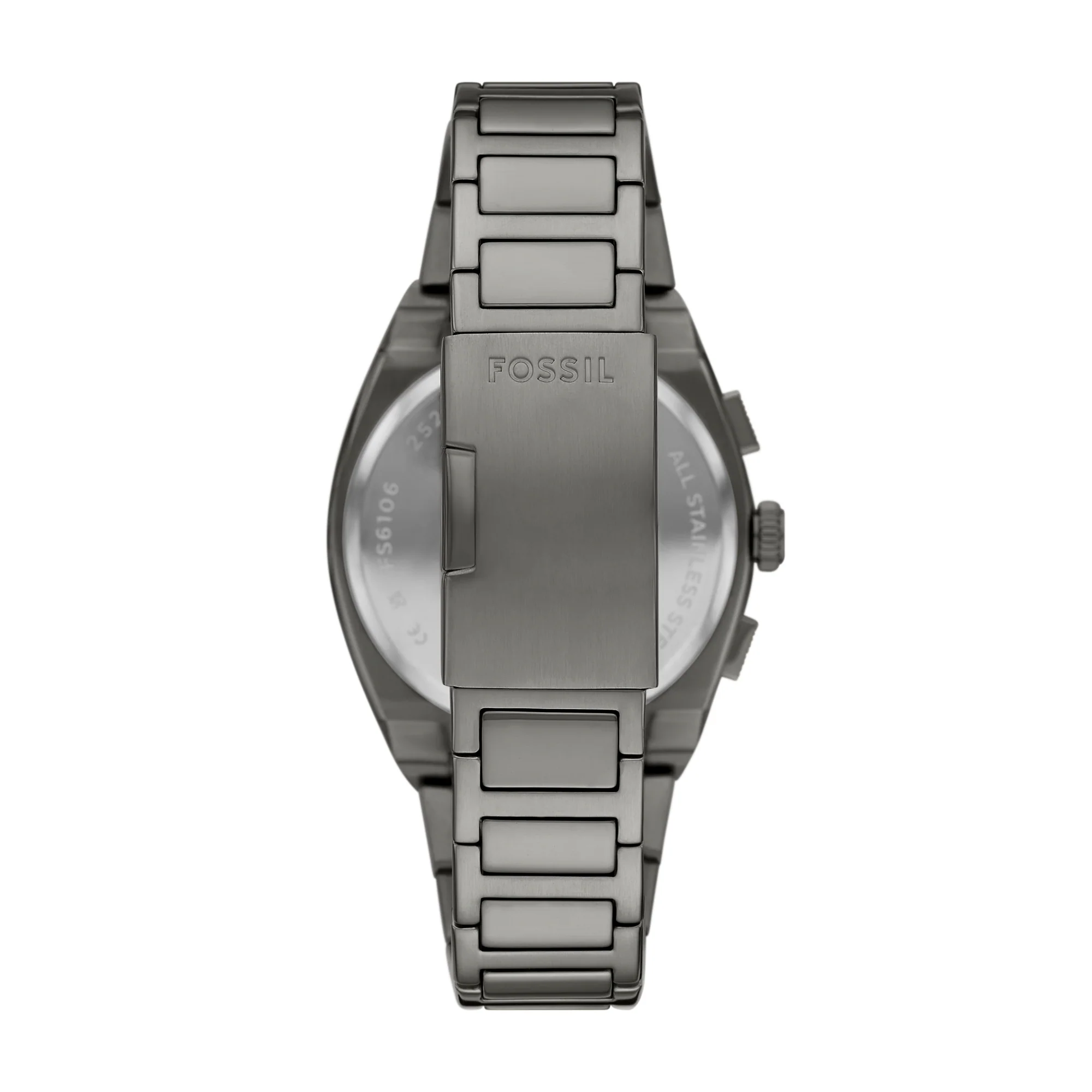 Everett Chronograph Smoke Stainless Steel Watch - Image 3