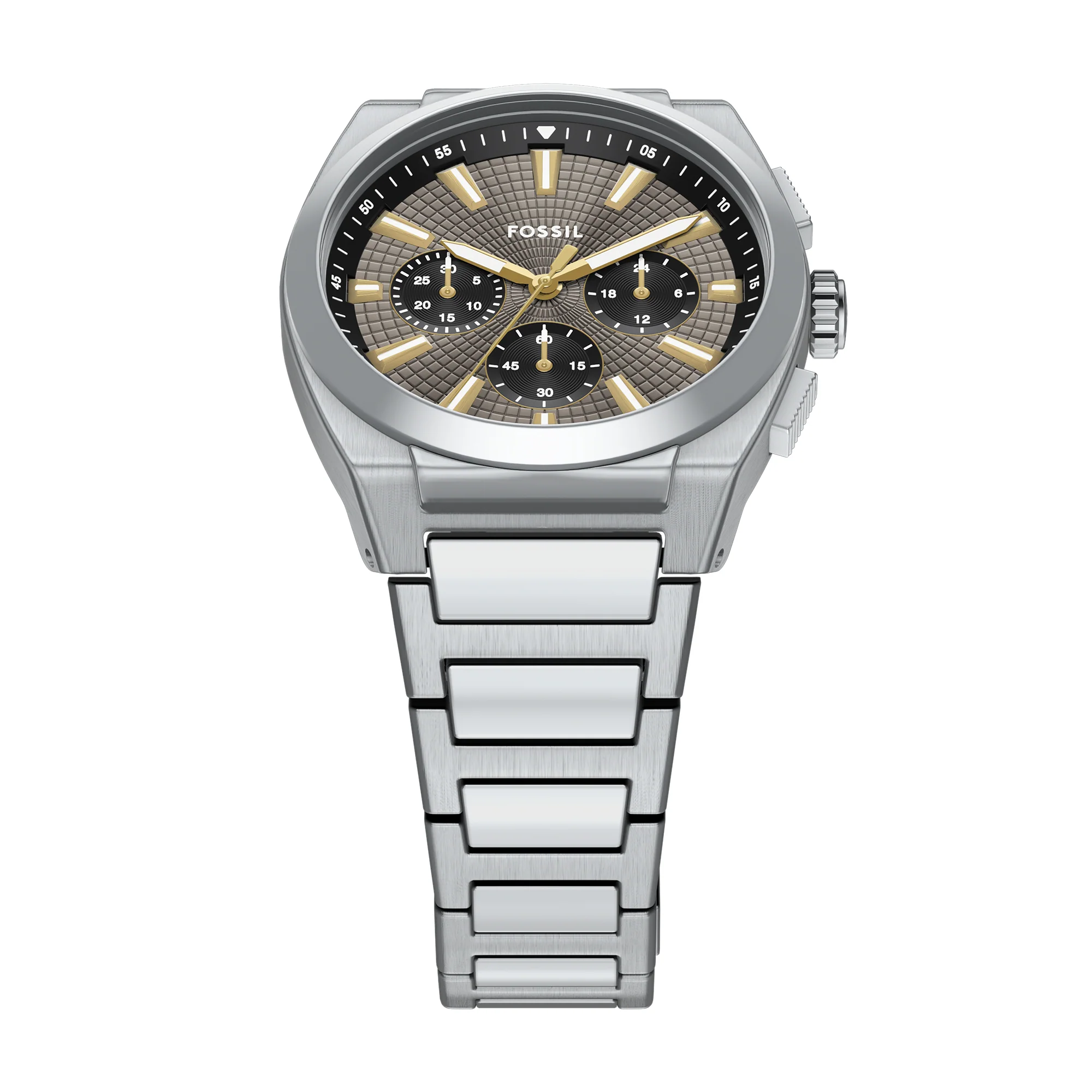 Everett Chronograph Stainless Steel Watch - Image 5