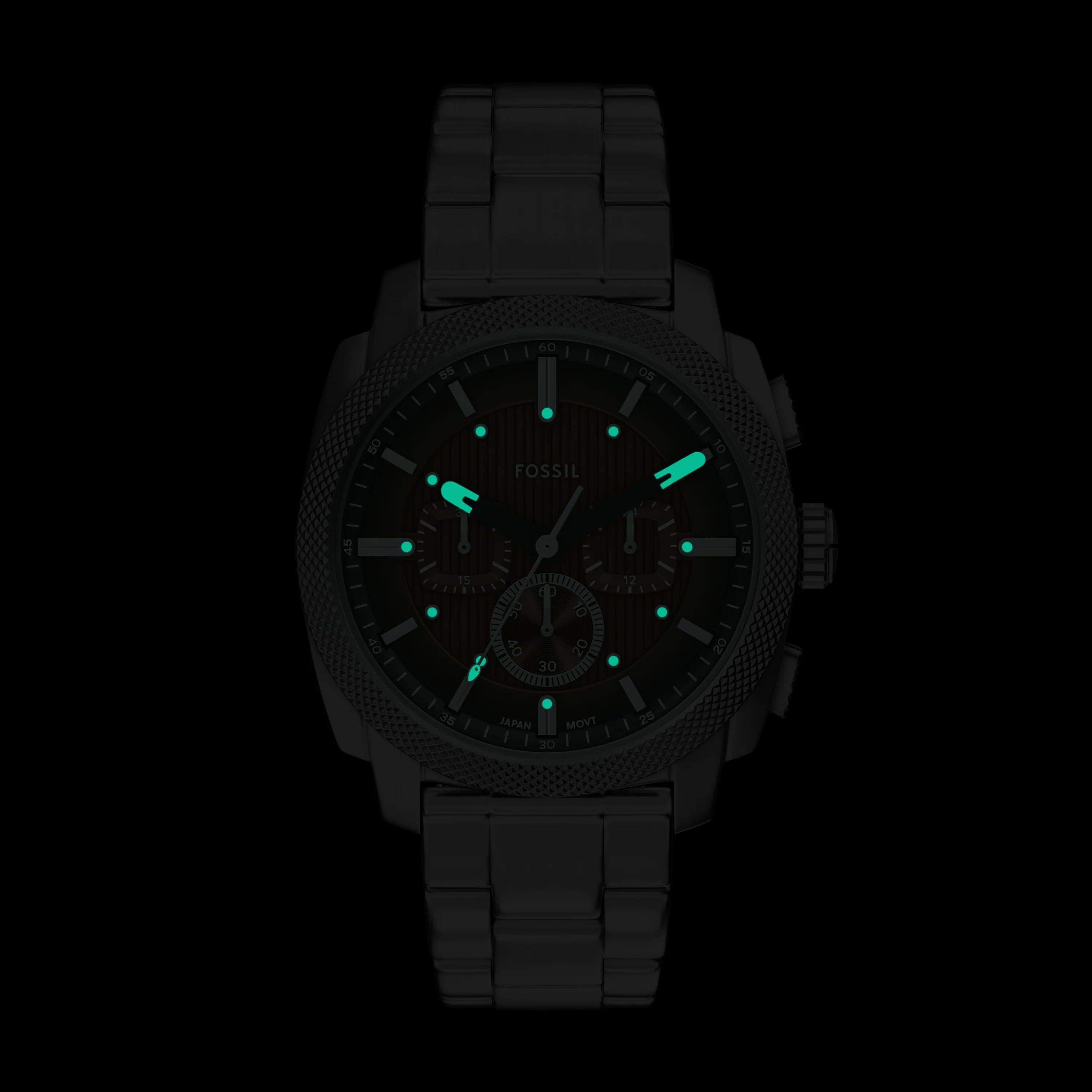 Machine Chronograph Stainless Steel Watch - Image 6