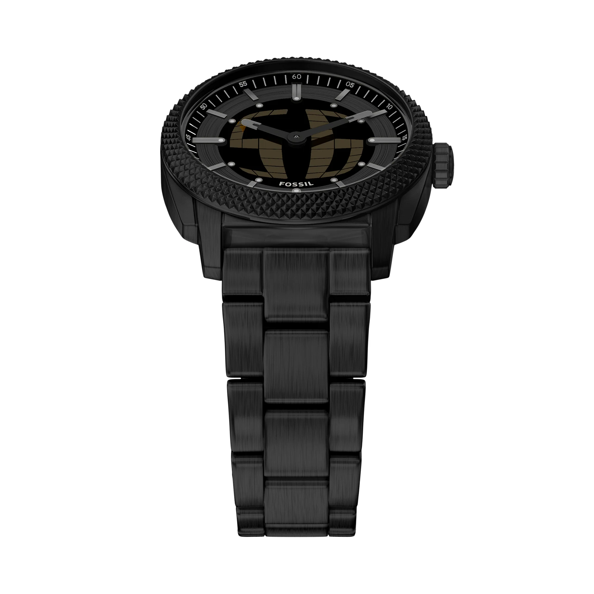 Machine Big Tic Black Stainless Steel Watch - Image 6