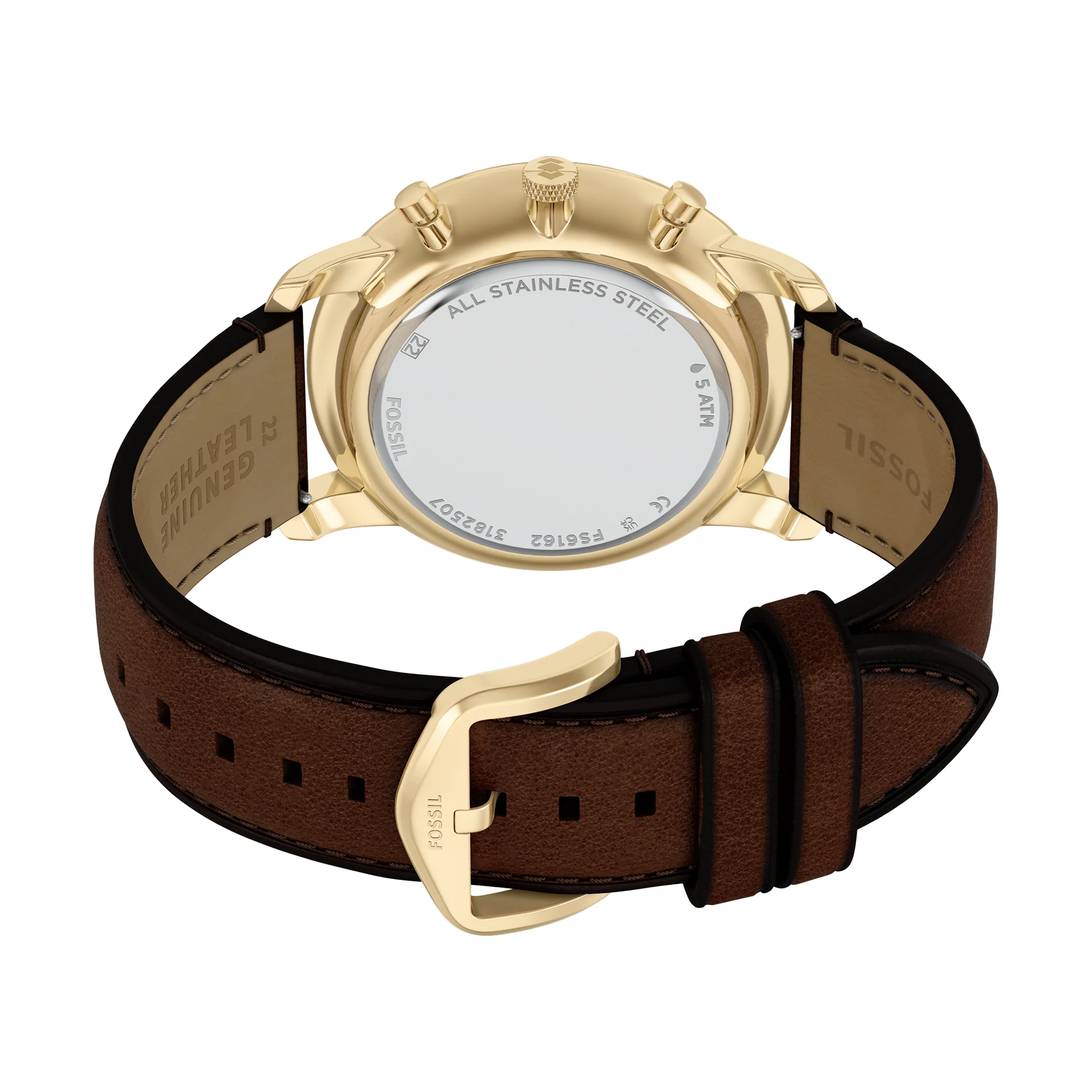Neutra Chronograph Brown Leather Watch - Image 5