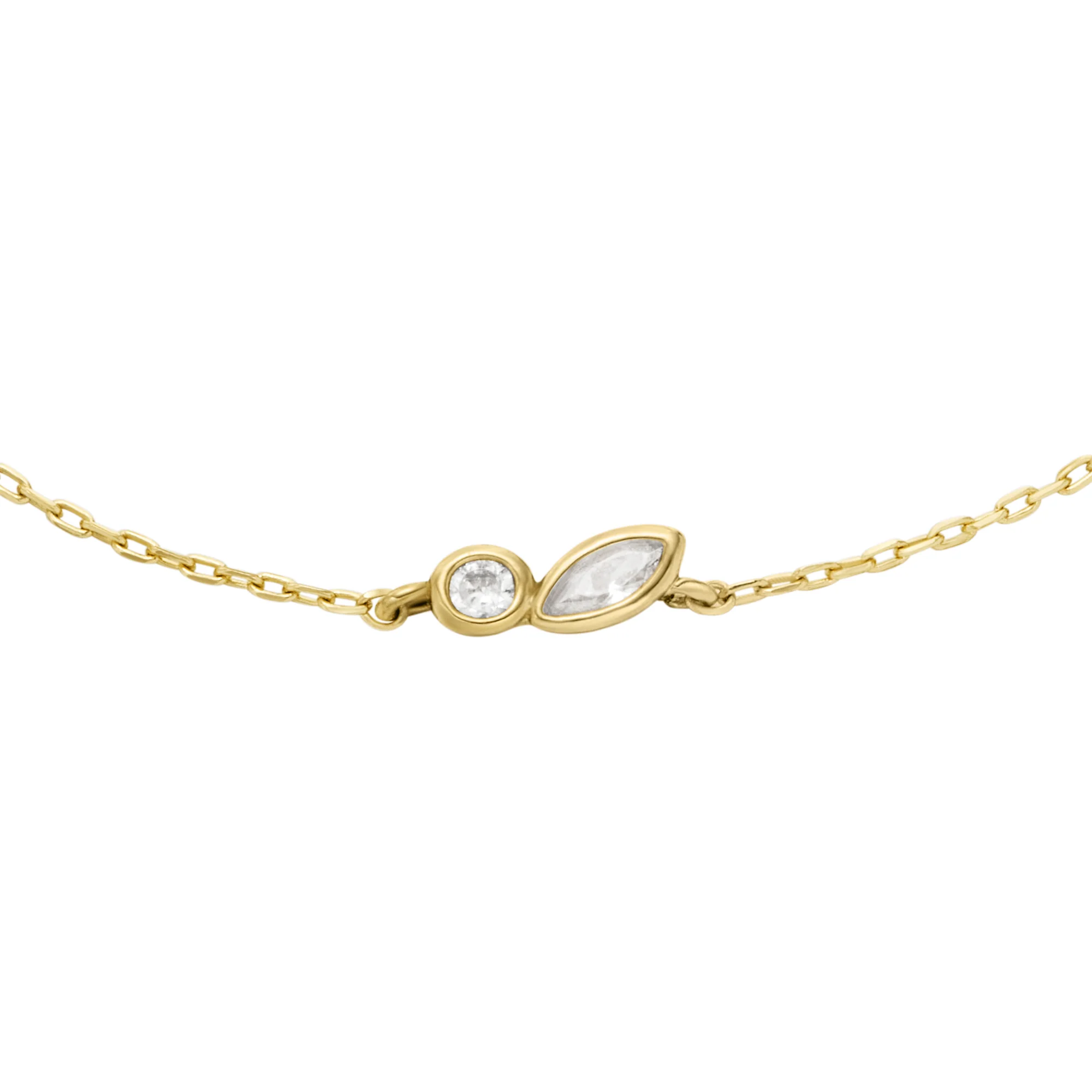 Ellis Toi Et Moi Gold-Tone Brass Station Bracelet - Image 3
