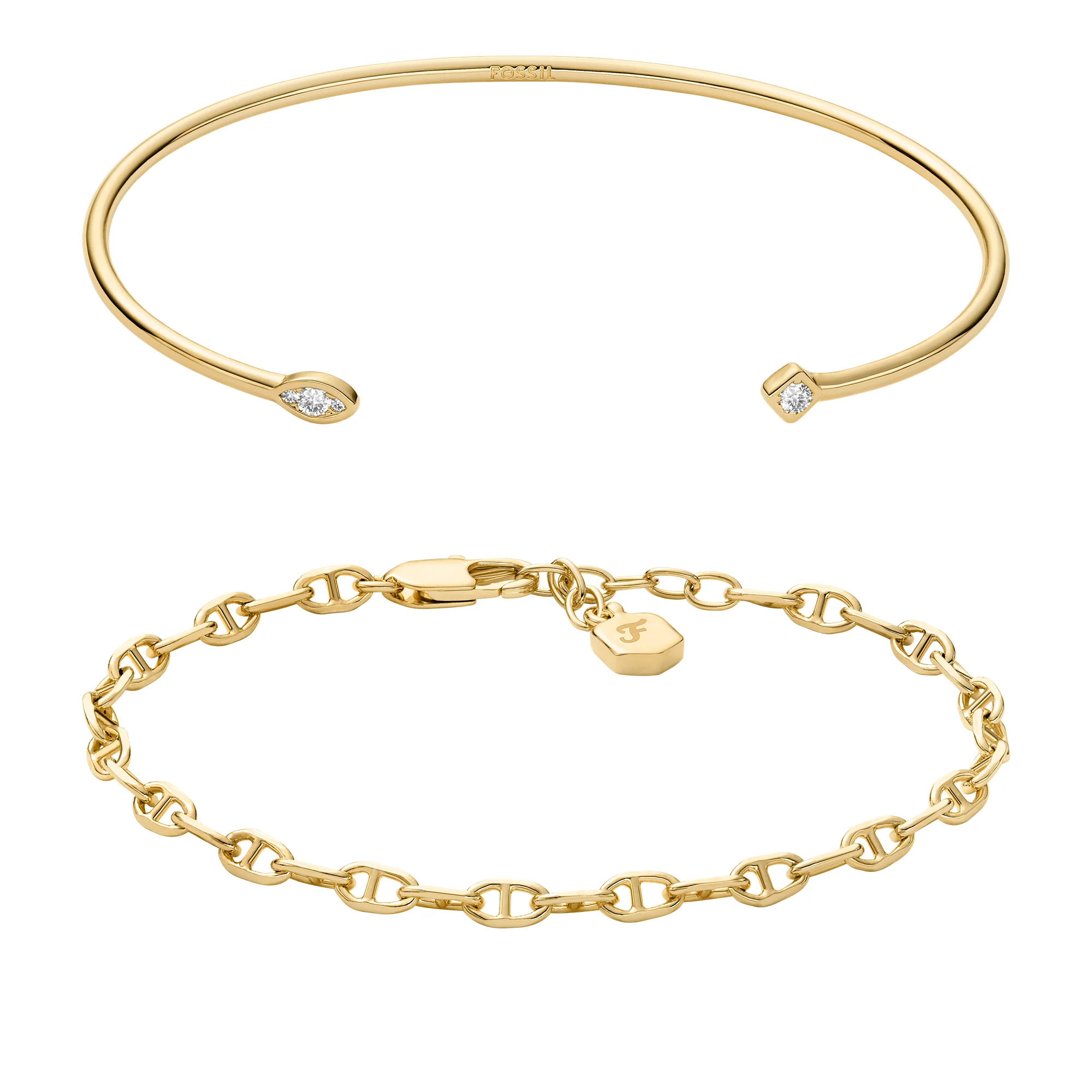 Heritage Gold-Tone Brass Bracelet Gift Set