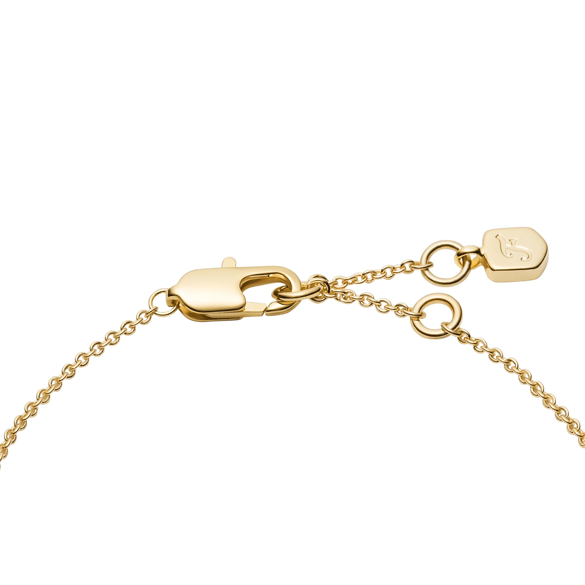 Sutton Heartbeat Gold-Tone Brass Station Bracelet - Image 4